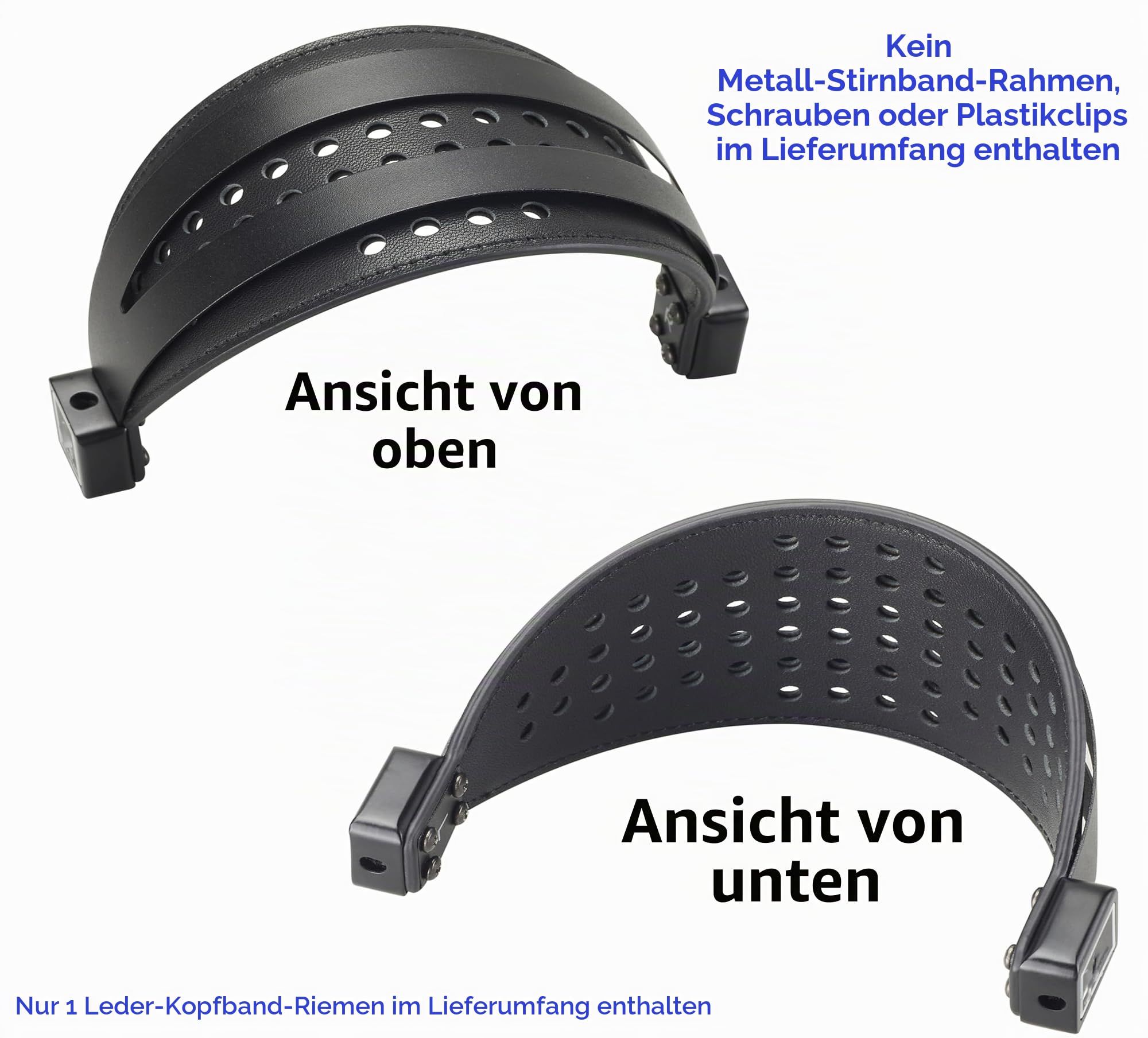 AHG Premium LCD-Ohrpolster und Kopfbügel, kompatibel mit den Headsets Audeze LCD-2 LCD-3 LCD-4 LCD-4z LCD-X LCD-XC LCD-MX4 und LCD-GX. Schaffell-Ohrpo