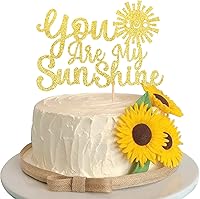 Vista 10 de 36 piezas de decoración para cupcakes de sol de doble cara con diseño de flores y sonrisas, decoración de cupcakes SunShine para temática de sol