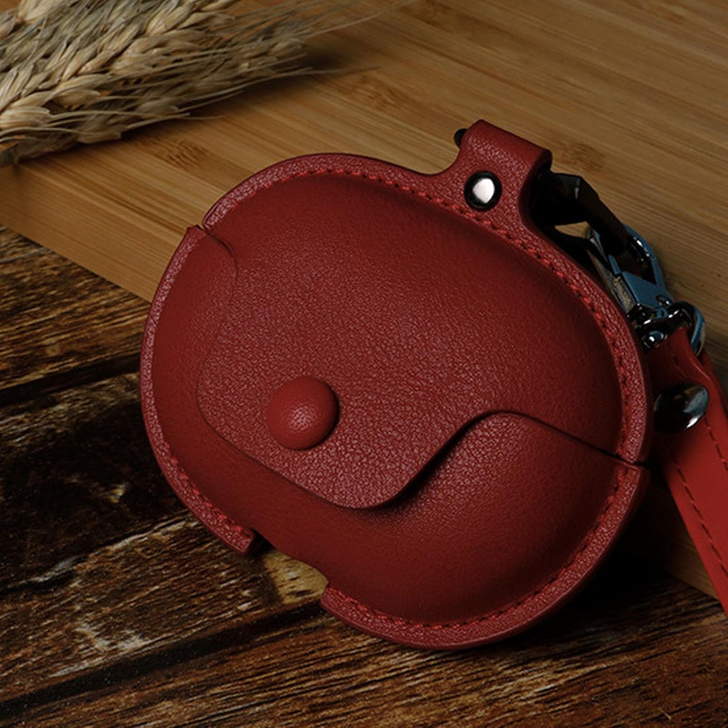 Headphones Cases for Redmi Buds 3,Earphone Protective Cover,Scratch-Proof,Shock-Proof Business PU Leather Cases Covers (Headphones not Included)