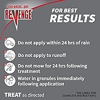 Vista 7 de REVENGE - Gránulos asesinos de hormigas, 1.5 lb. Tratamiento perimetral de acción rápida listo para usar para matar hormigas, pulgas y cucarachas