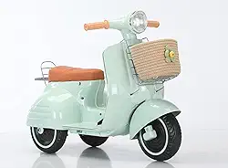 Scooter Elétrica Com Banco Acolchoado (Menta) 6V Bandeirante