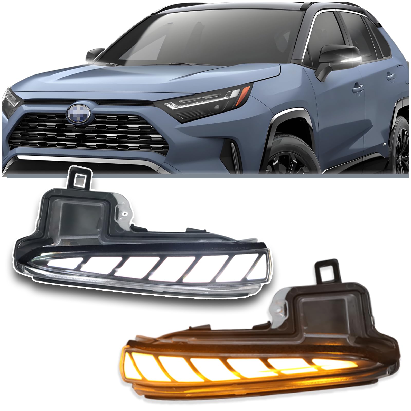 Amazon.com: ULTRALTH LED Side Mirror Lights Kit for Toyota Tacoma