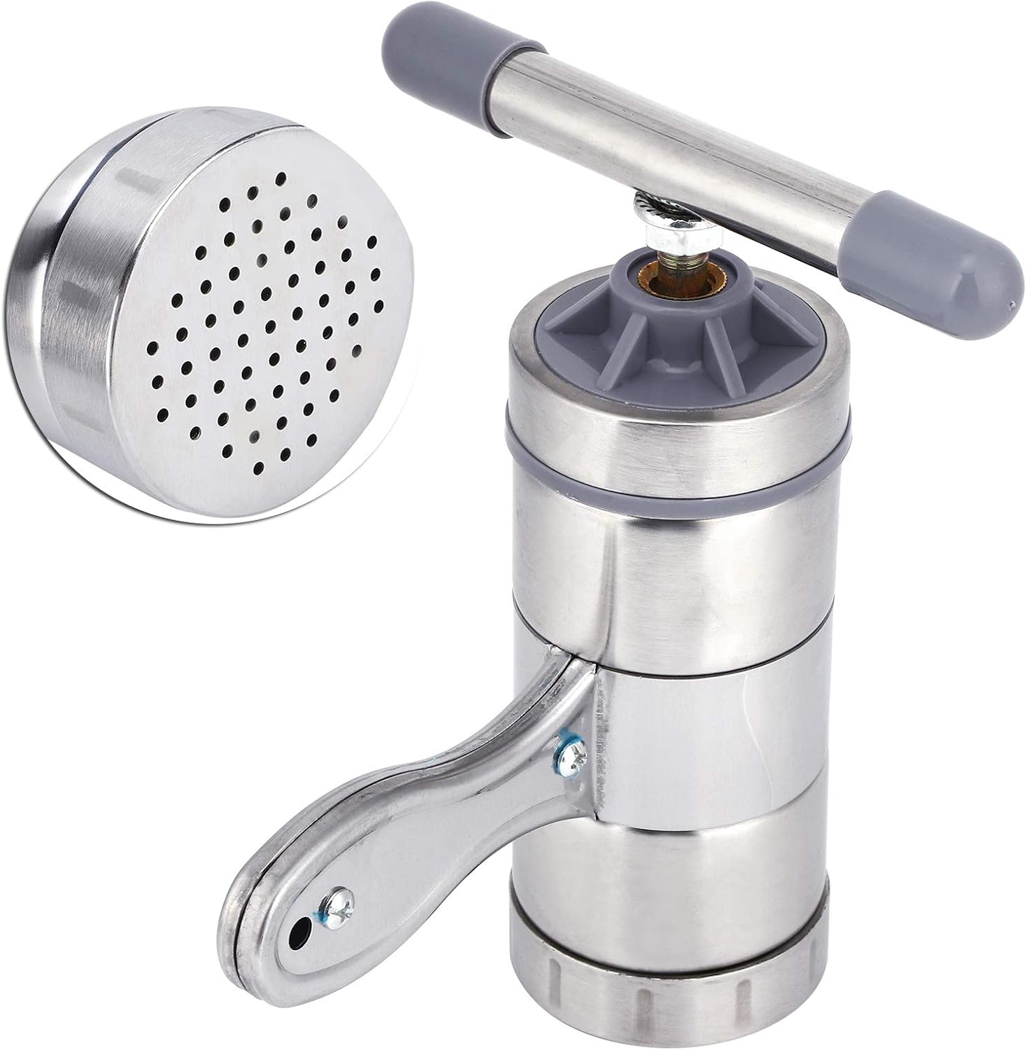 Cryfokt Honey Press Manual Honey Press Stainless Steel Easy Use Beekeeping Tools Beekeeping Supplies Handheld Honey Press, Collection Bottle and Honey Spoon image 3