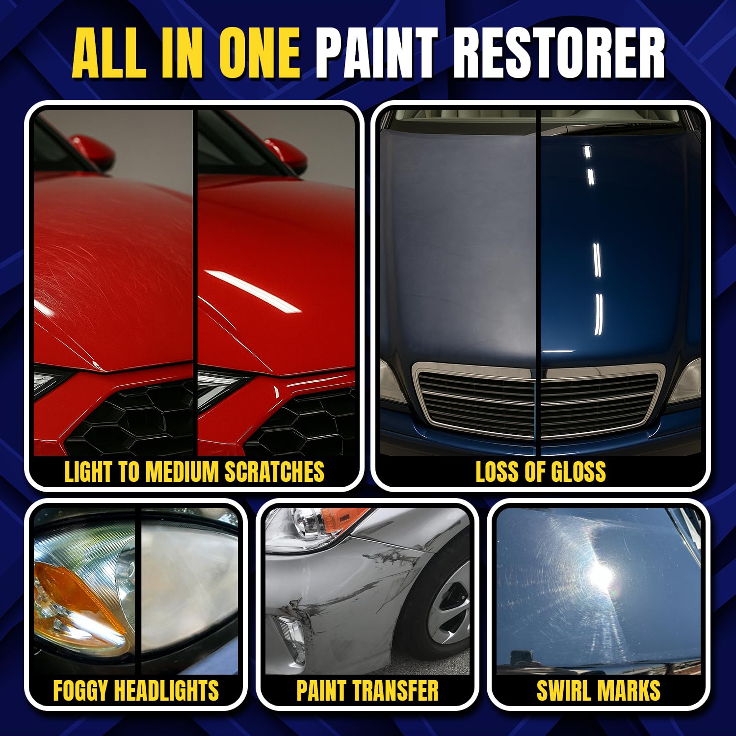 Fueld Scratch Remover – Car Scratch Repair & Swirl Remover for Vehicles – Deep Scratch Repair Compound & Polishing Solution – Car Paint Repair Kit for Clear Coat & Paint Restoration – 8 oz — view 4
