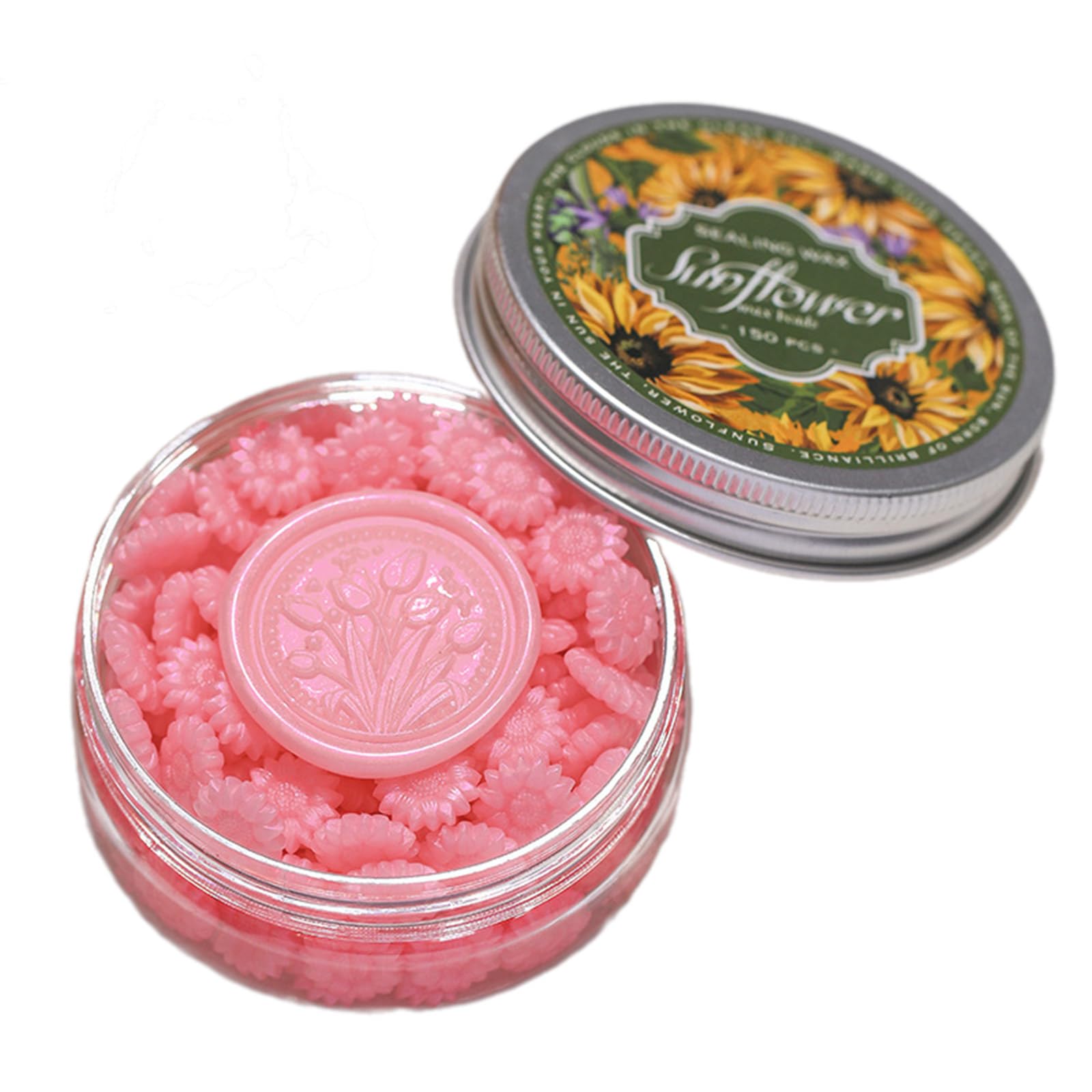 Tsophreniq 150PCS Flower Seal Beads for Invitation Envelope Decorations Invitation Embellishment