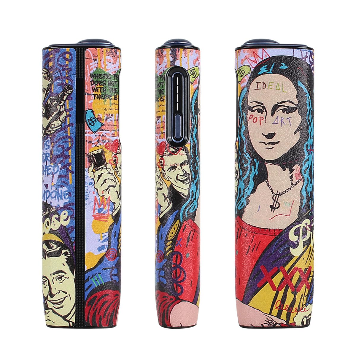 Custodia iLUMA i ONE (M0033) Graffiti Pelle PU Silicone Antiurto Antigraffio