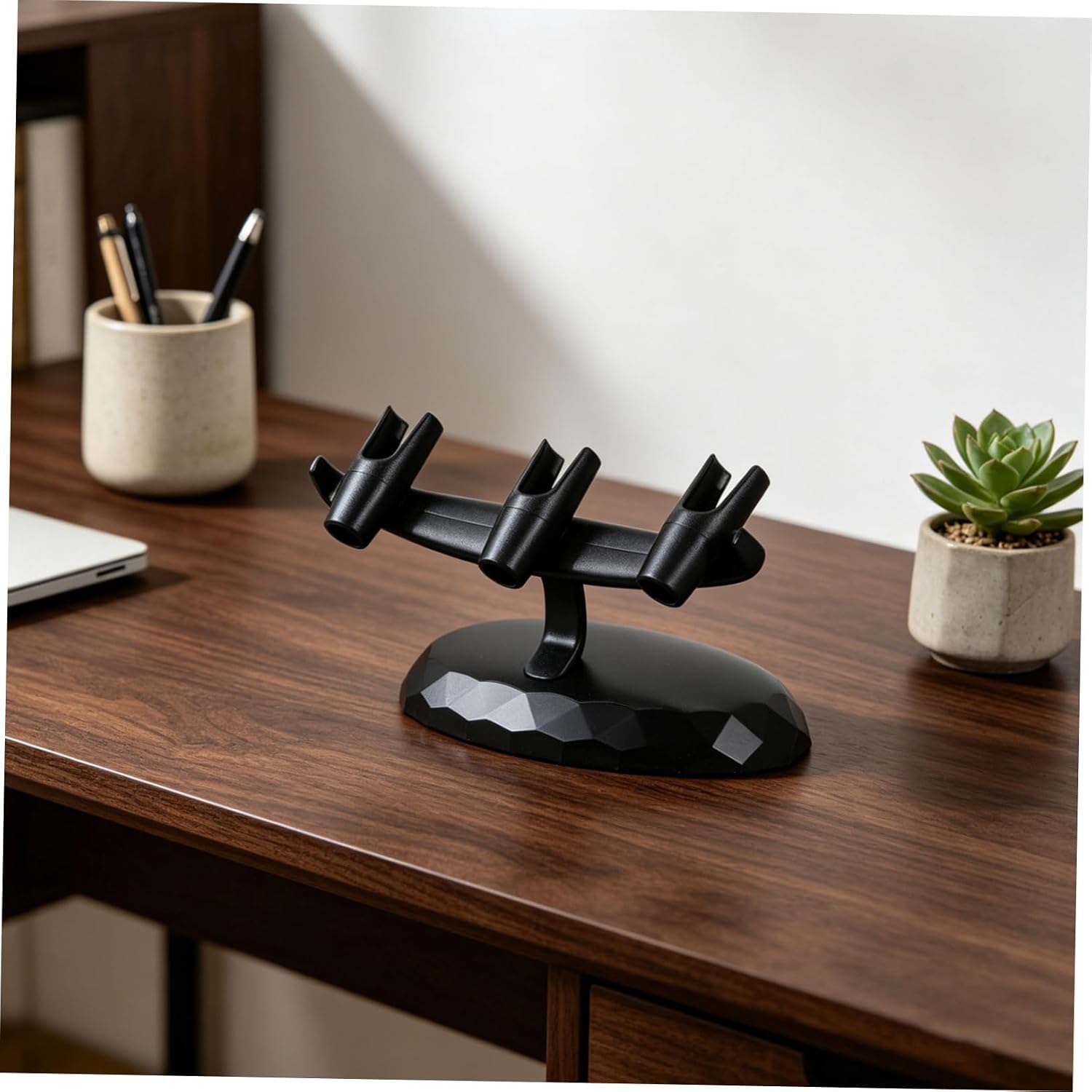 ORFOFE Plastic Airbrush Holder Stand for Painting Tools, 3 Slot