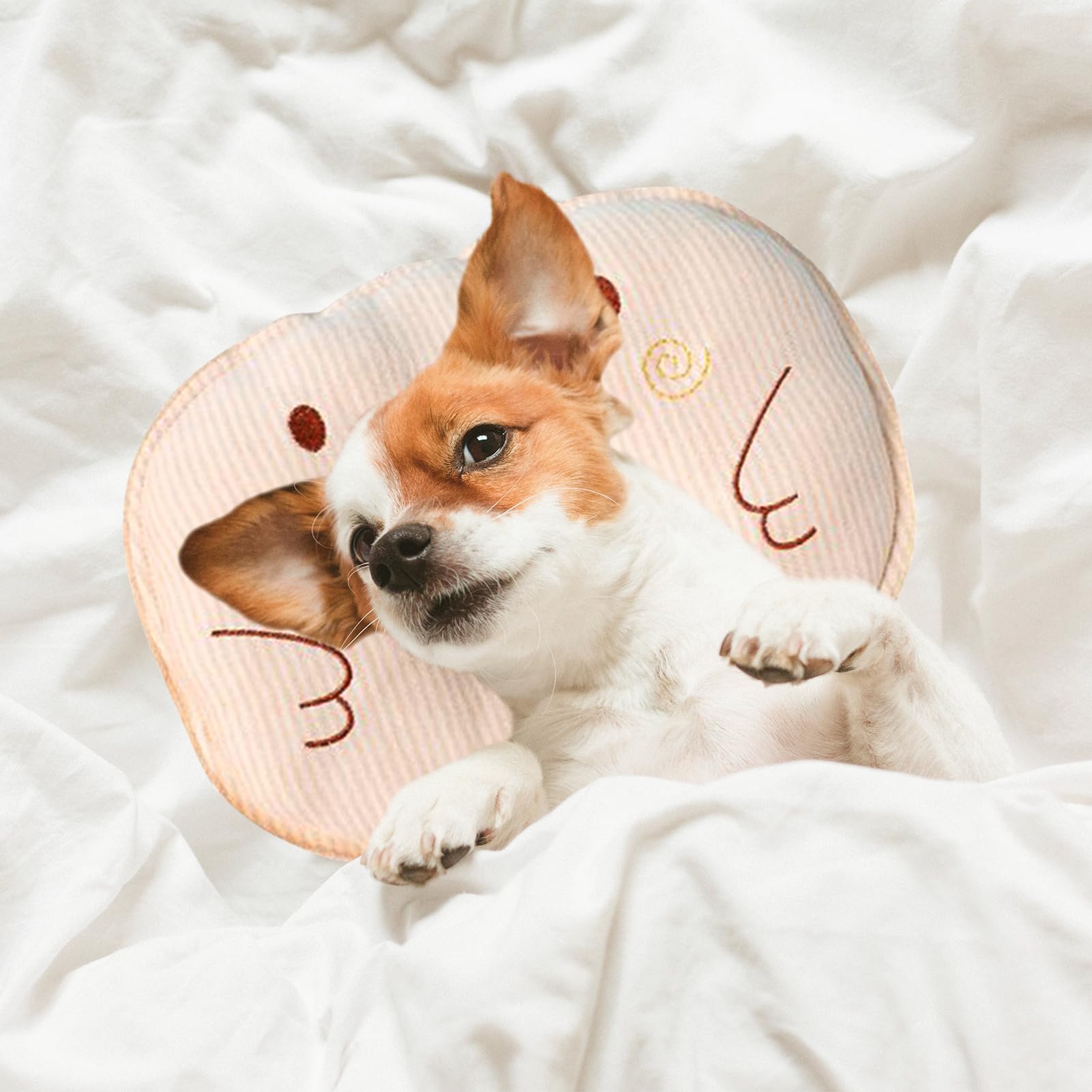 Natudeco Pillows for Cats Soft Fluffy Cat Neck Pillow Dog Pillows for Small Dogs Cute Pattern Pet Bed Pillow for Small Dogs Cats