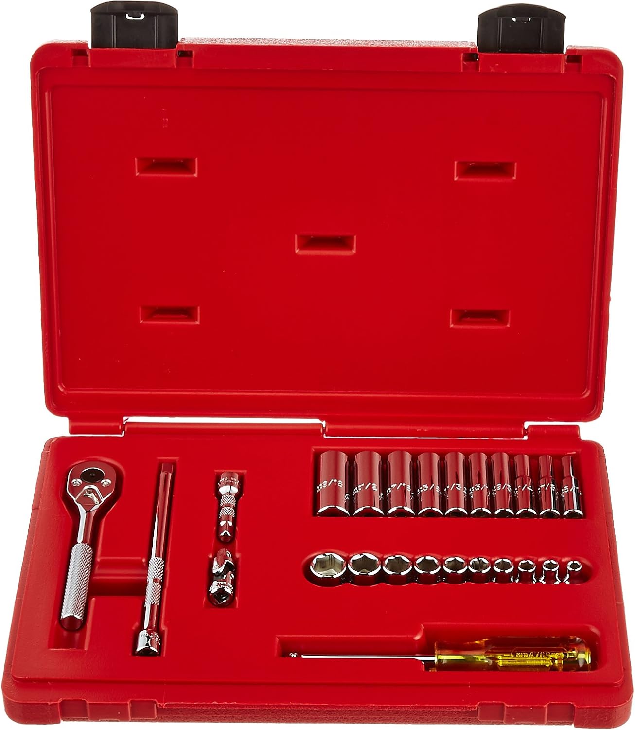 Proto - 1/4" Drive 25Piece Combination Socket Set - 6 Pt. (J47116)