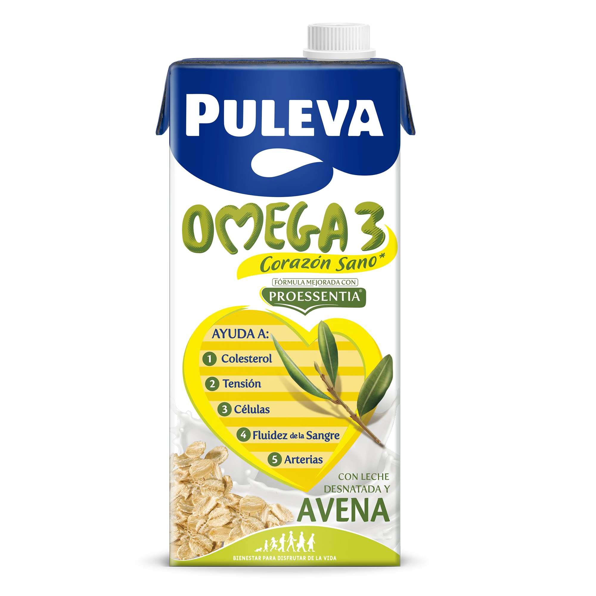 Puleva Omega 3 Leche con Avena Pack 6 x 1Lt