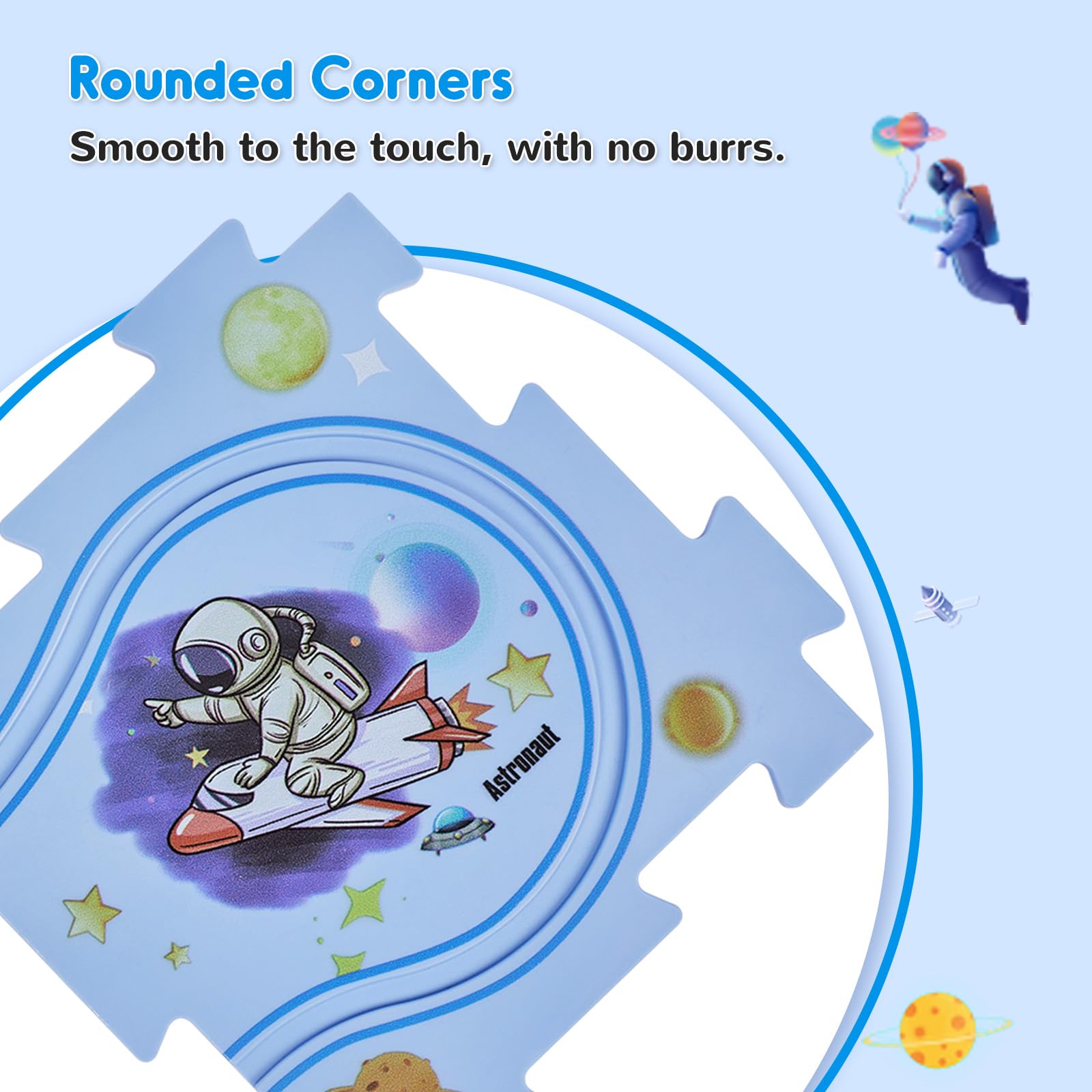 Puzzle Construction Route SGILE 8 Pièces - Jeu éducatif Enfants 3 Ans+, Voitures Incluses, Thème Océan, Apprentissage Précoce