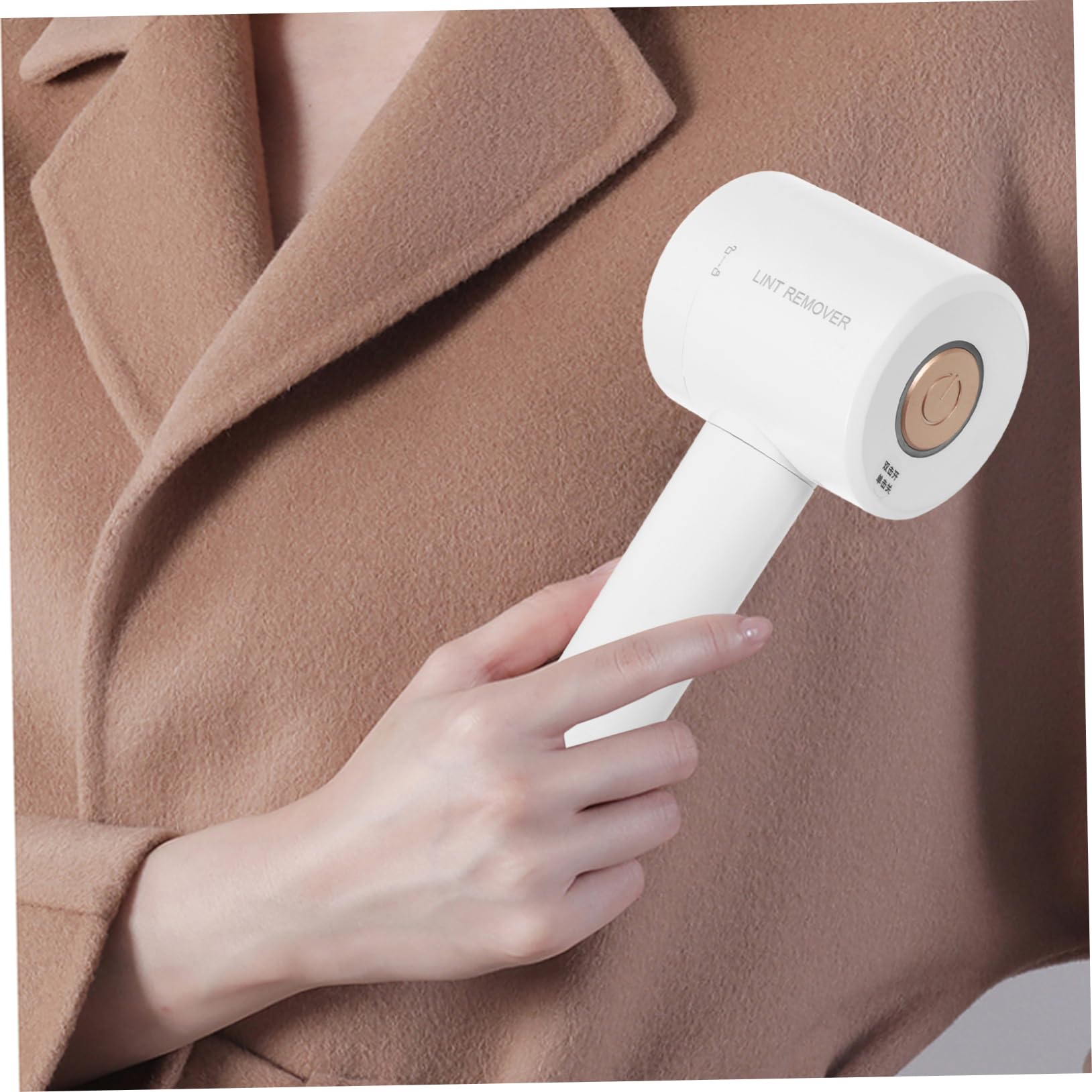 SHERCHPRY Rasoio per Pelucchi Elettrico Ricaricabile Strumento per Rimuovere Pelucchi dagli Abiti Rimuove Palle di Pelo Compatto e Durevole Design Bianco Elegante