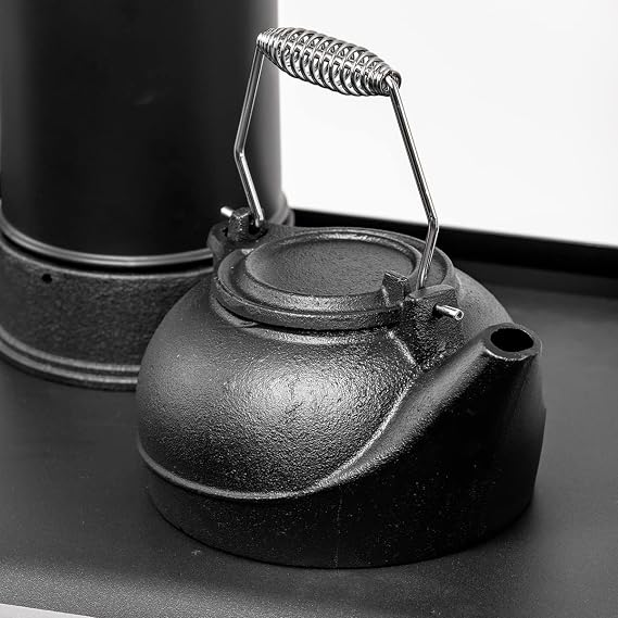 US Stove Company Kettle Fireplace 3Qt Black, L