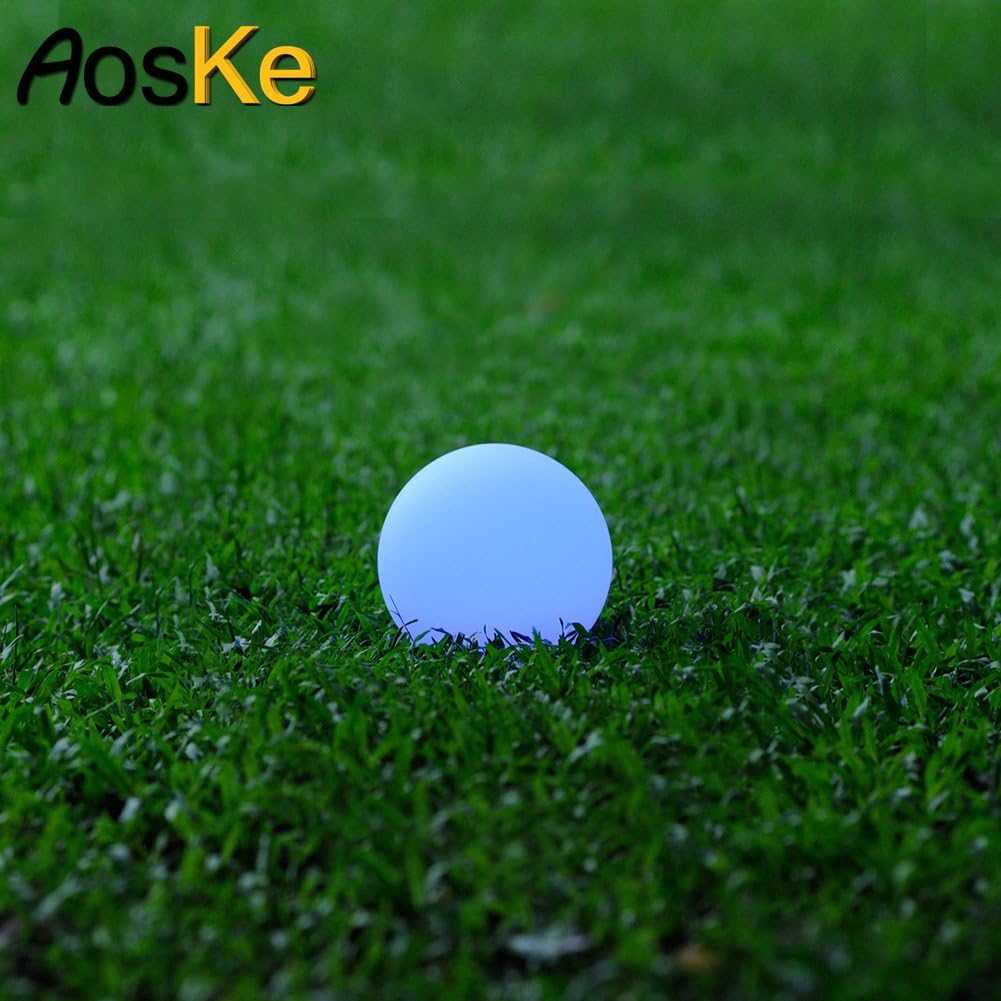 Floating Pool Balls Mood Light Garden Deco Balls Pool Floating Lights (Light up Orbs) Swimming Pool Floating Lights Party Night Light（ 4.7 inch）