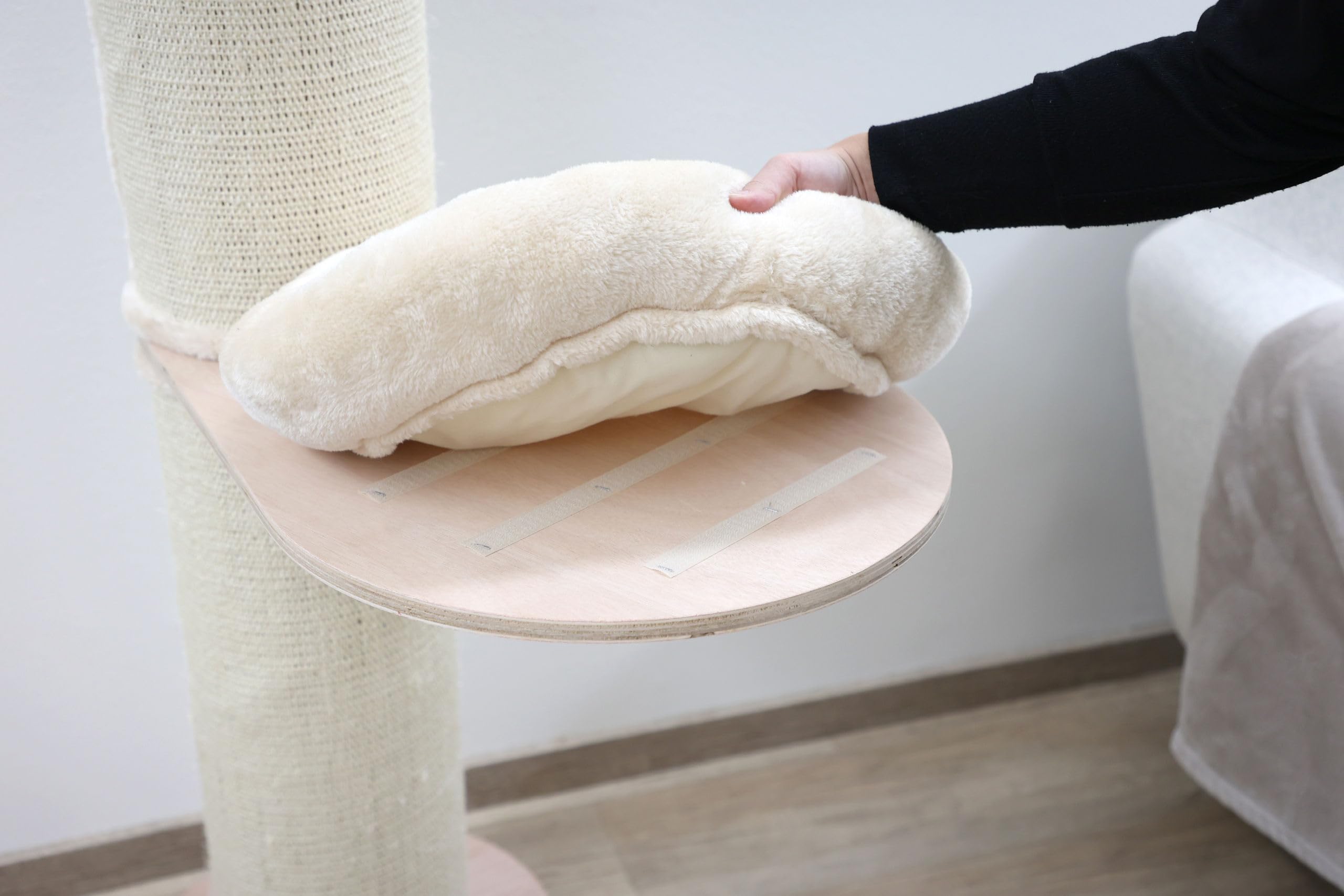 Kerbl Pet Árbol para Gatos Dolomit Tower, Ø38cm, Altura 187cm, Beige