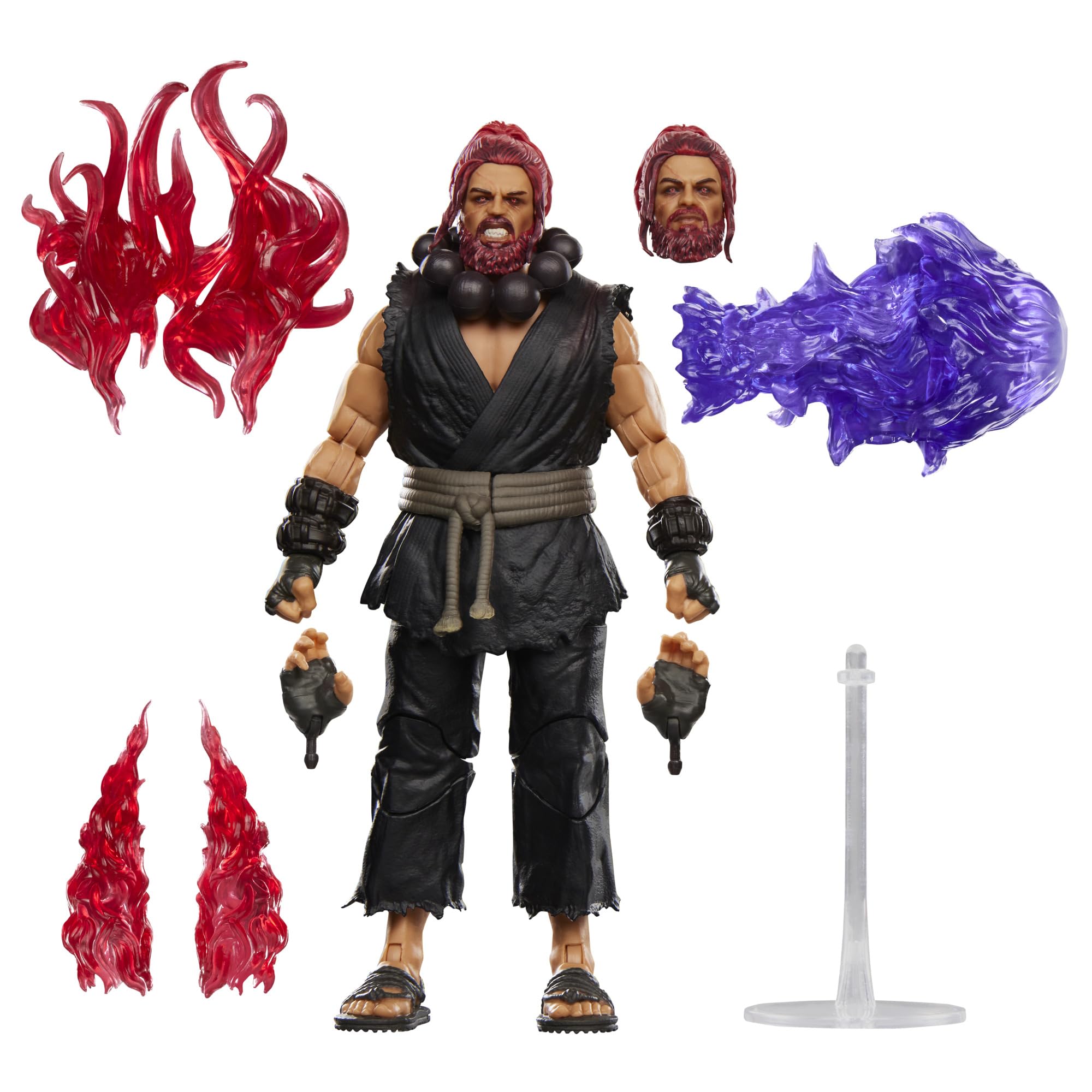 Street Fighter Akuma Action Figure, Deluxe 15 cm Scale Collectible Toys for Adults and Kids 8+