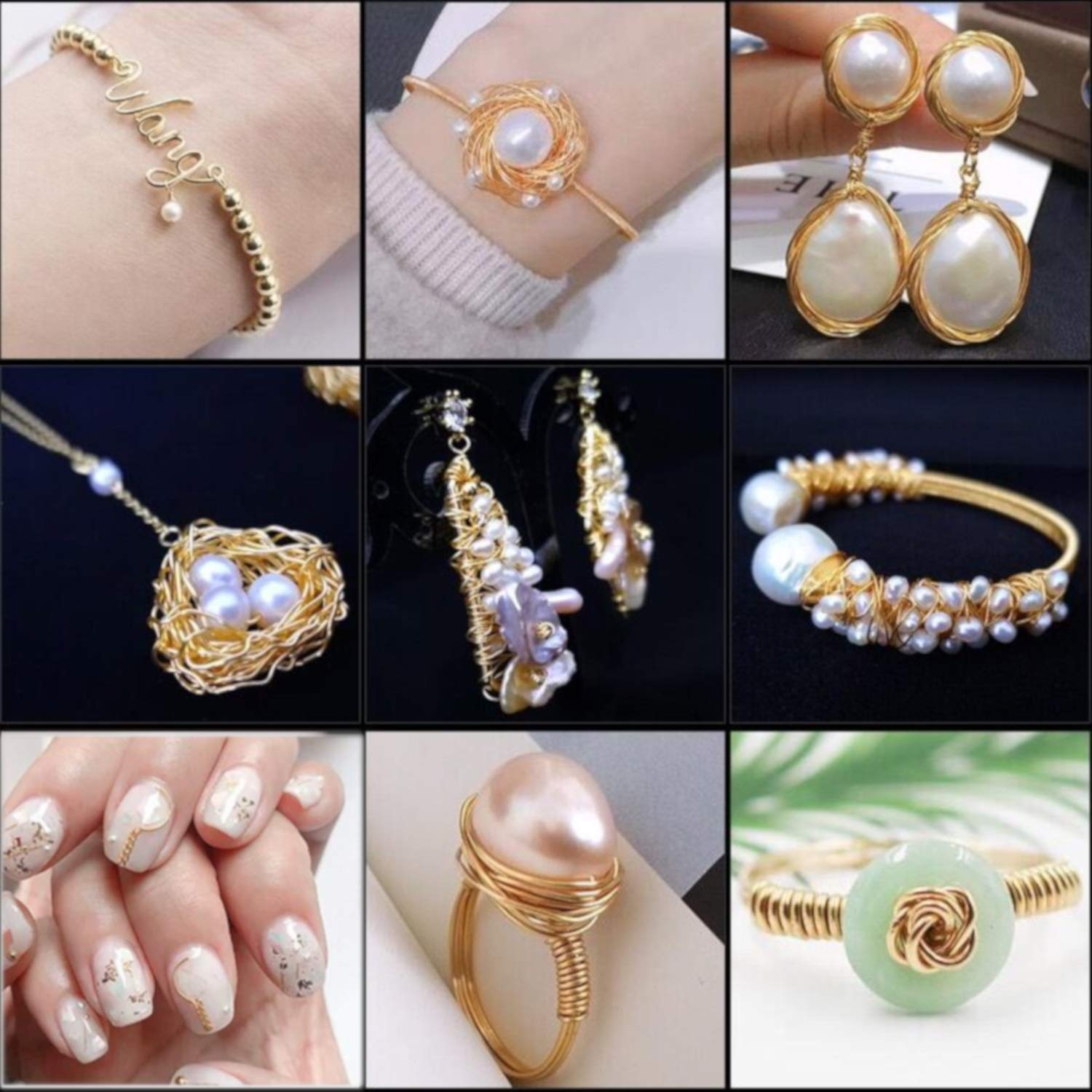 Amazon.co.jp: 【LCYOUTH Artistic Wire】アクセサリーワイヤー