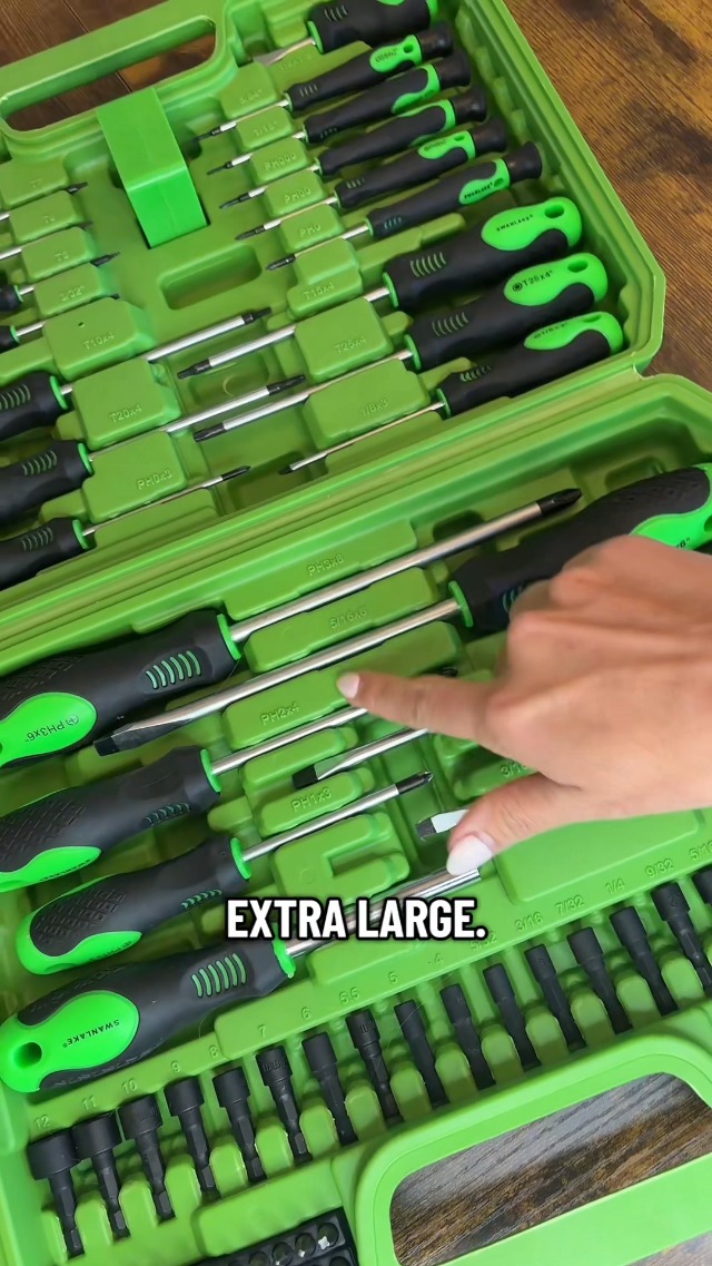 Amazon.com: SWANLAKE 86PCS Magnetic Screwdriver Set,Includes