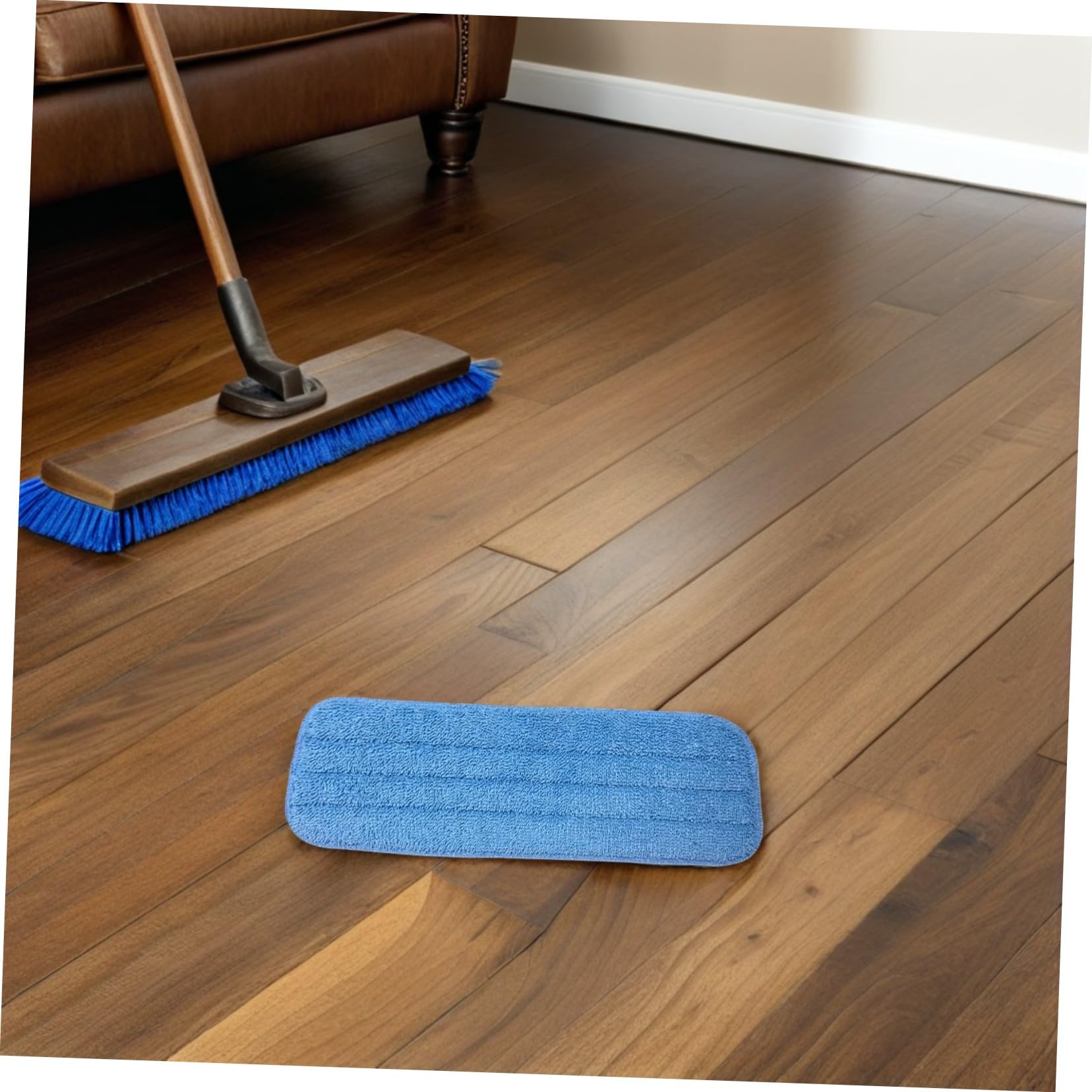 Baluue 10pezzi Panni Riutilizzabili in Microfibra Lavabili Per Pulizia Di Pavimenti Superfici Dure Ricariche Per Testine Di Mop Spray