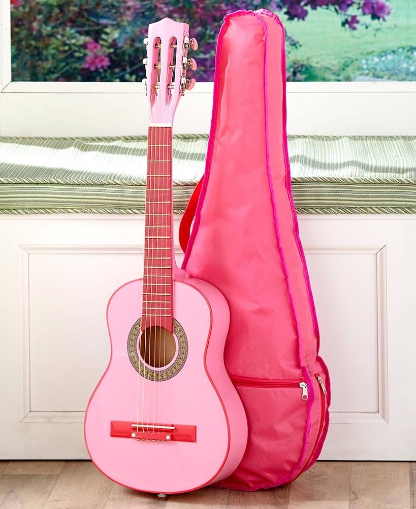 ★子供用★ シューンハット【Schoenhut】 アコースティックギター ピンク Schoenhut 605 Children's 6 String Guitar (metal strings)