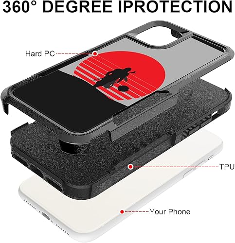 Miniatura 2 de Funda para iPhone 11, iPhone 11, resistente 360 cuerpo completo, protección a prueba de golpes, plástico duro+goma de silicona híbrida funda