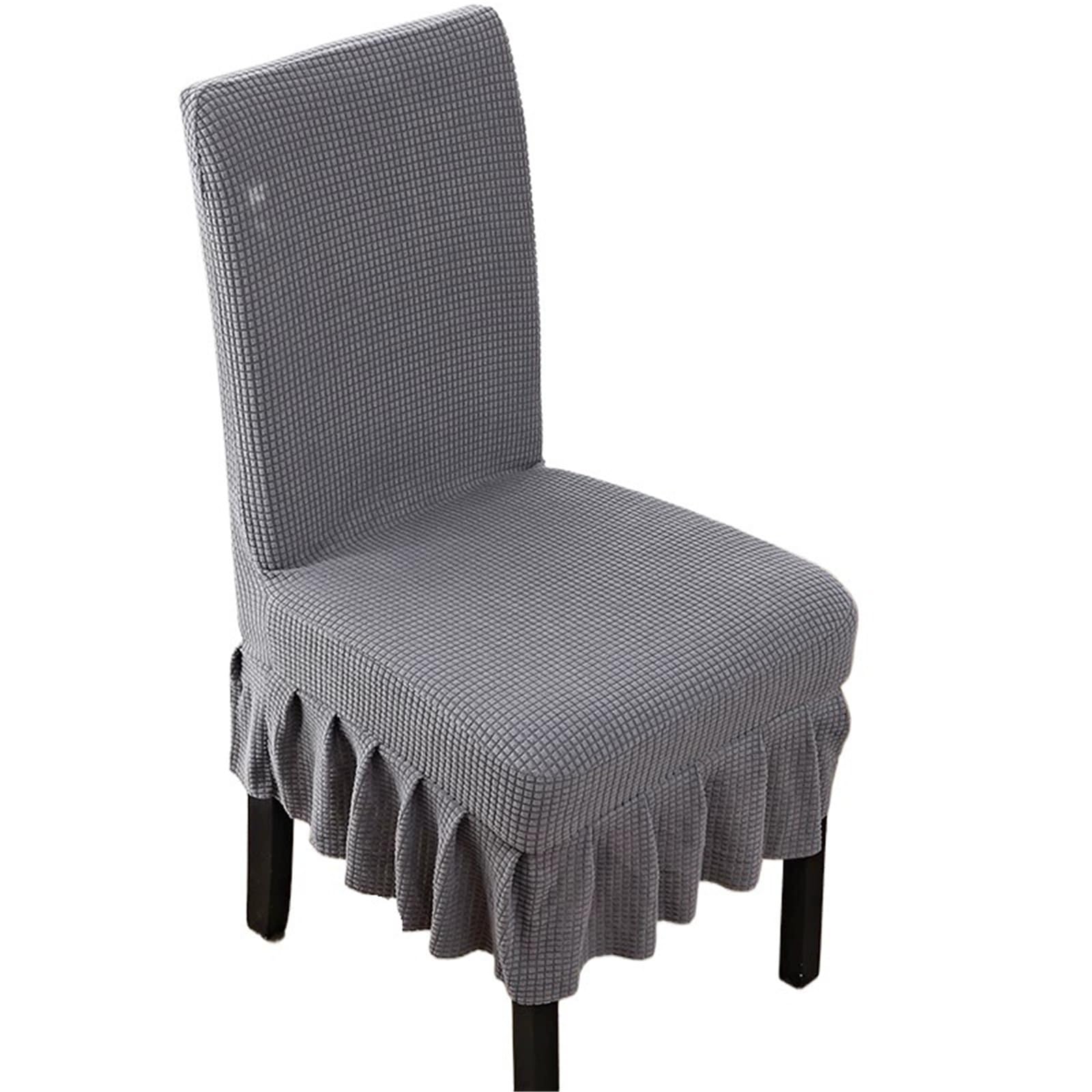 ECPGPMDLDT Chair Covers Stretch Kitchen Dining Room Chair Covers Removable Washable for Hotels Wedding Banquets Conferences(I,8pcs)