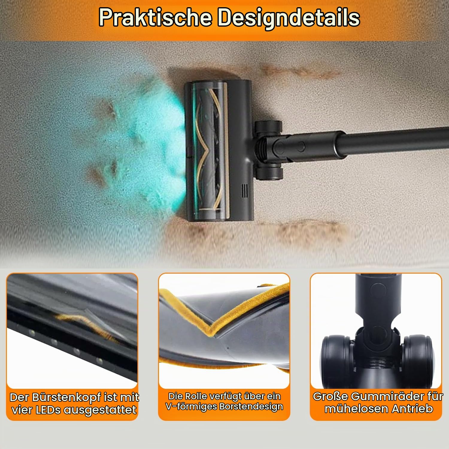 BodenBürste für Dreame T20 R20 T30 R30 V11SE V12 V12 Pro T20 pro R10