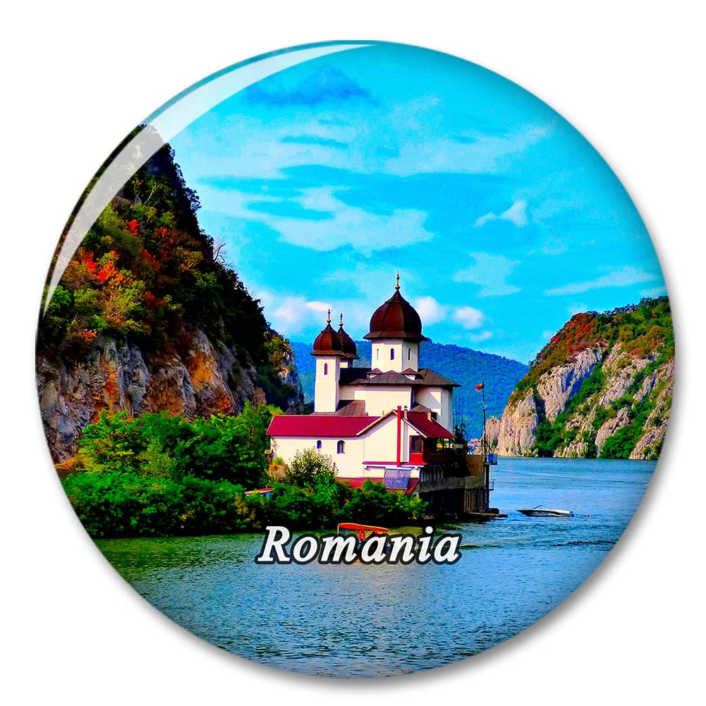 Cobrew 4Cm-Bxt4828 Romania Danube Fridge Refrigerator Magnet Decorative Magnet Sticker Travel Souvenir Collection Tourist City Gift Whiteboard Kitchen