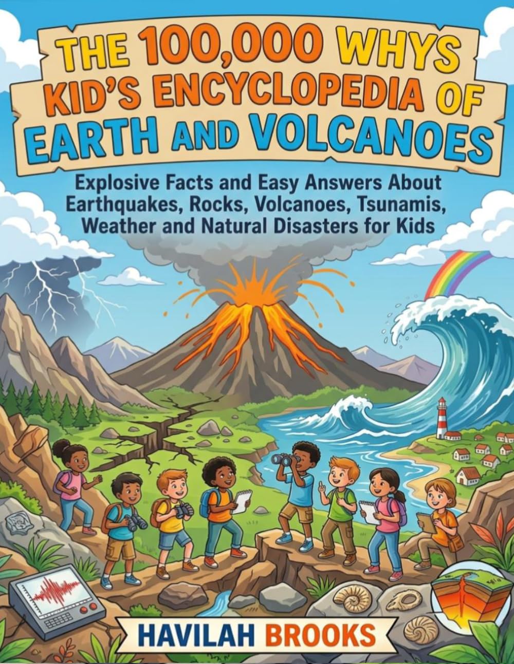 The 100,000 Whys Kid’s Encyclopedia of Earth and Volcanoes: Explosive Facts and Easy Answers About Earthquakes, Rocks, Volcanoes, Tsunamis, Weather and Natural Disasters for Kids
