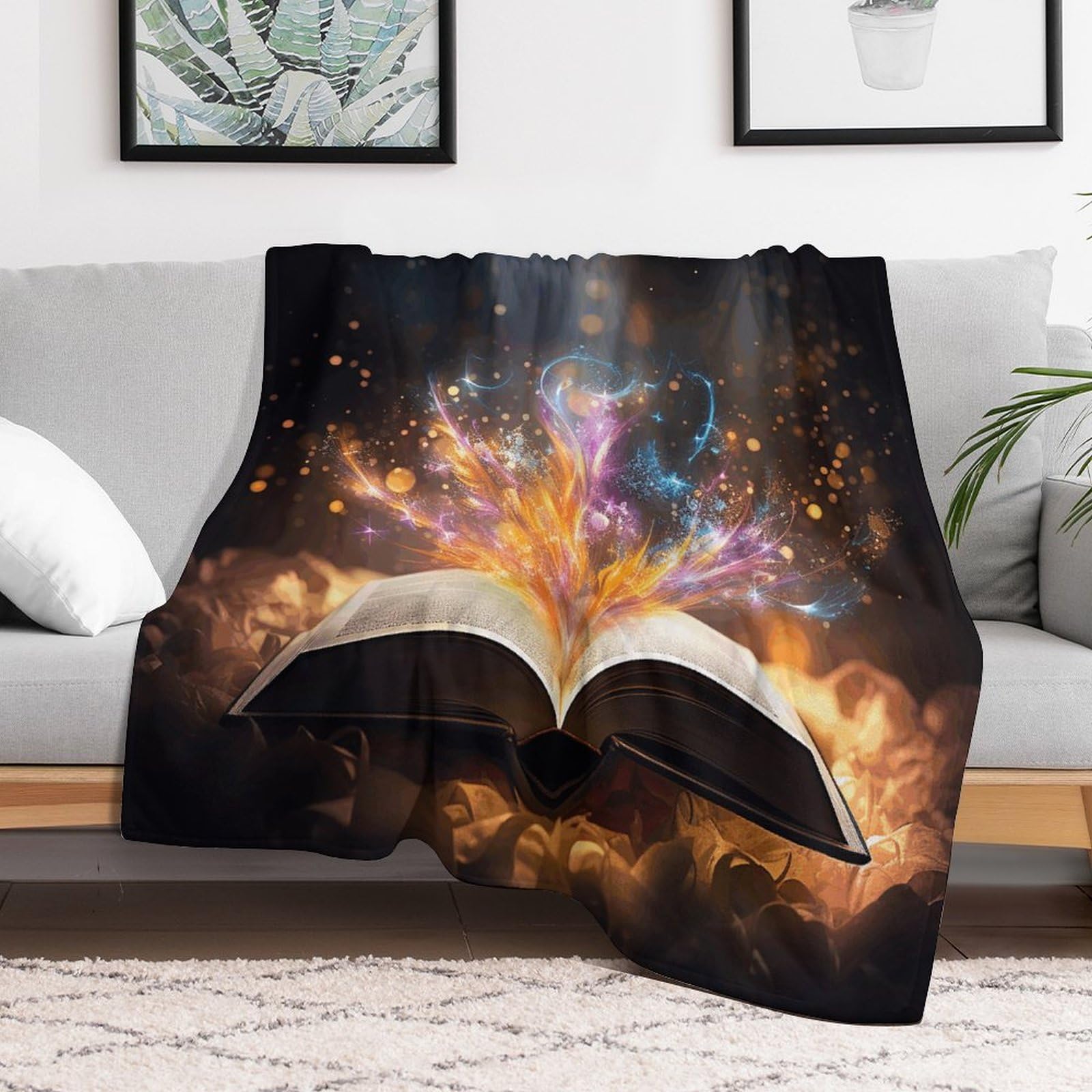 Couverture micro polaire pour canapé et salon toutes saisons