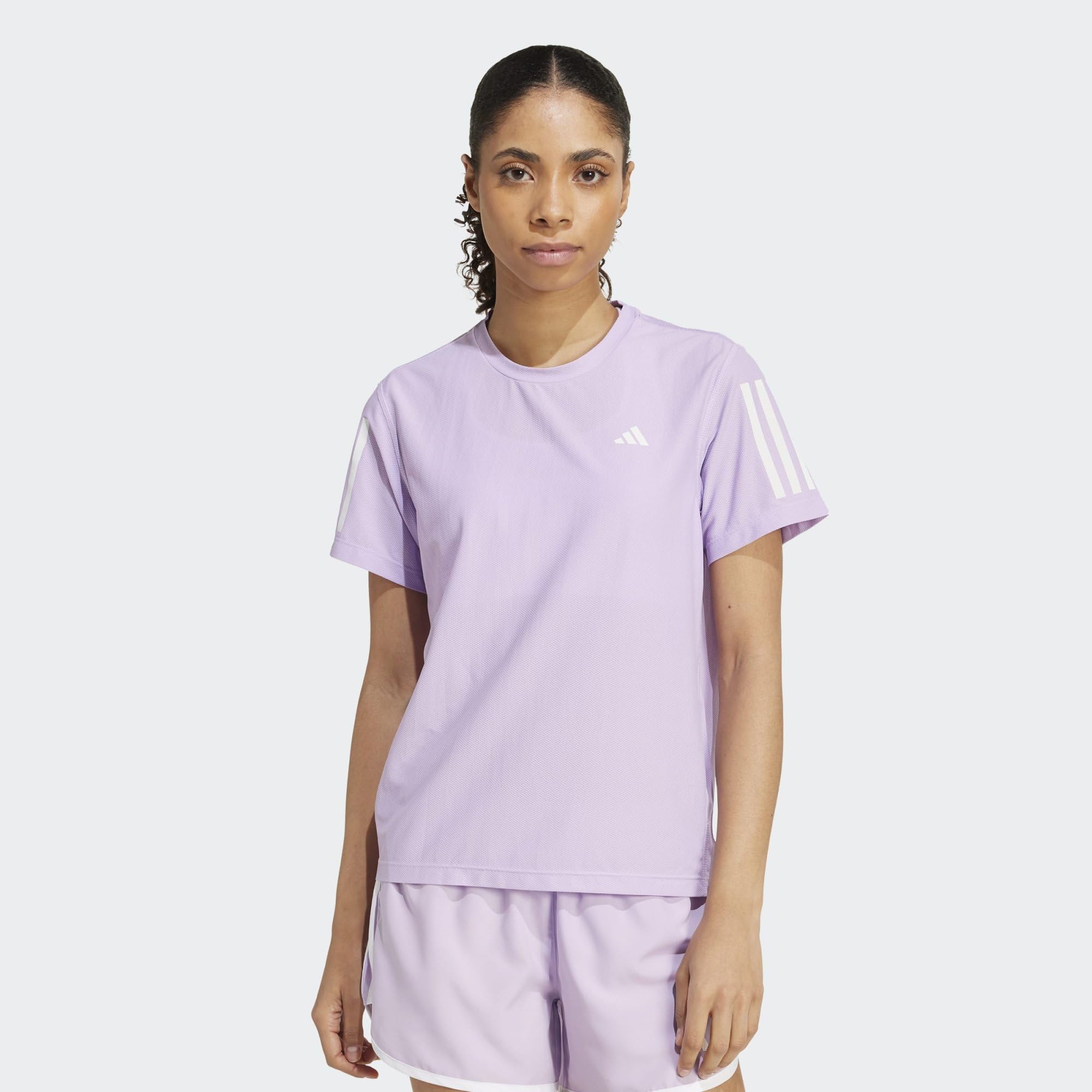 adidas Kobiety Own The Run Base Tee, Powder Plum, L