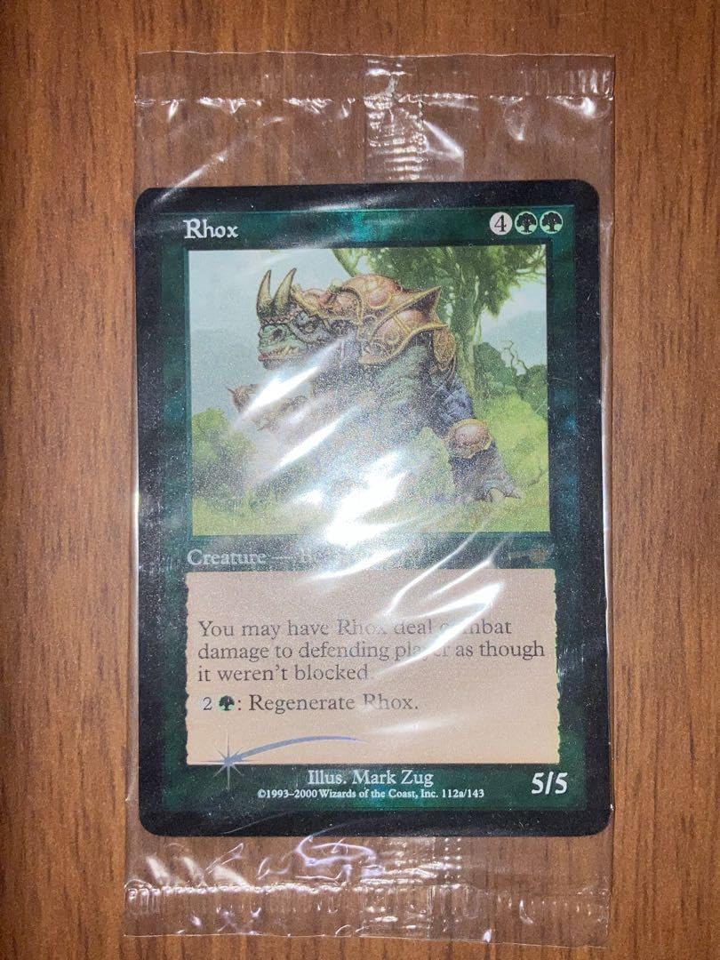 Amazon.co.jp: MTG PRM ロウクス Rhox 日本語 Foil 1枚 : おもちゃ