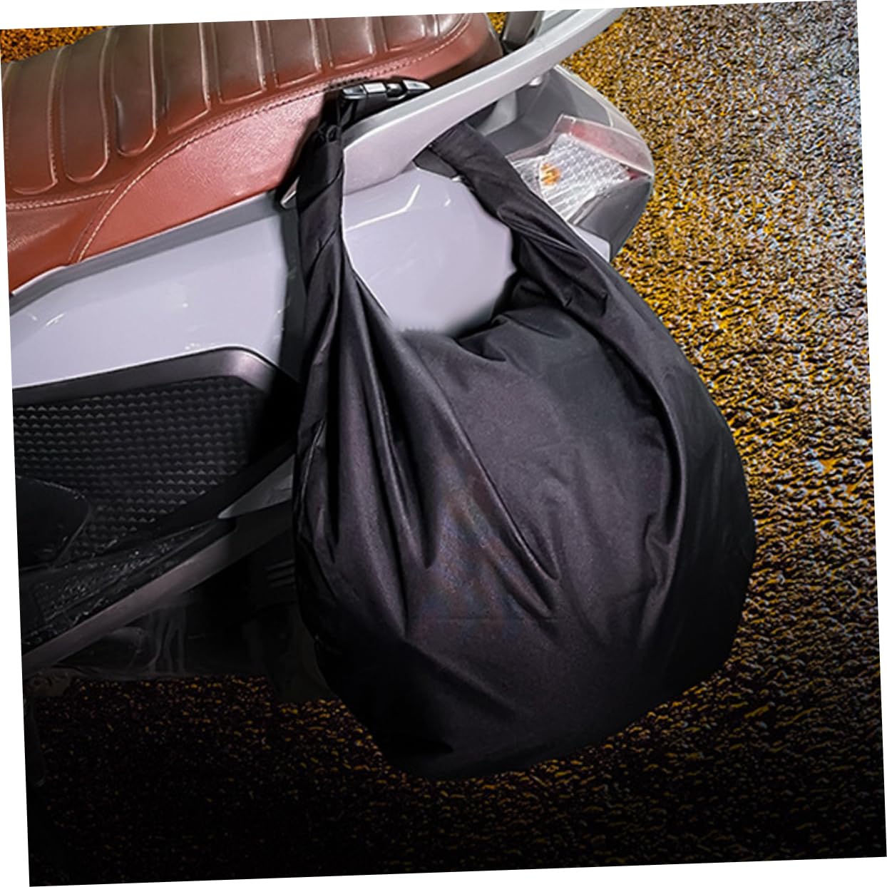Cabilock Bolsa Portátil para Casco de Motocicleta de Gran Capacidad Negra