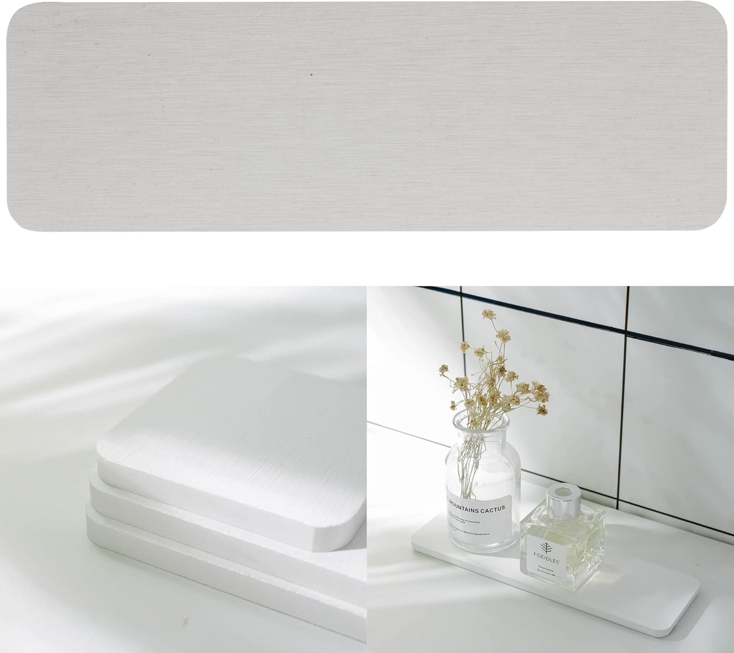 Aazon.co: Diatoaceous Earth Absorbent Soap Dish Anti Slip Wash