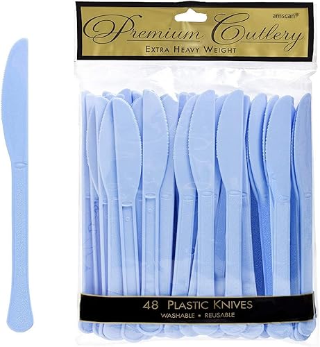 Cuchillos de plástico de alta calidad, paquete de 48