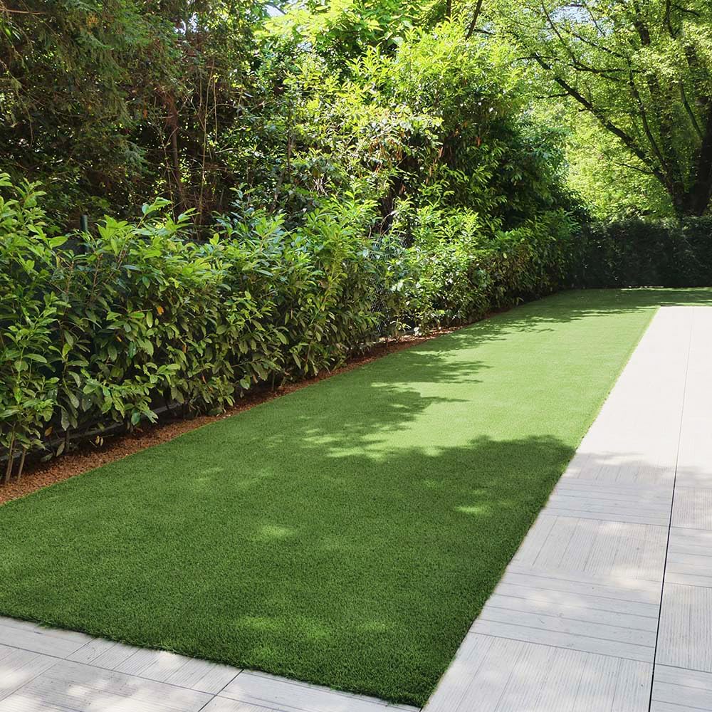 Pelouse synthétique haute 30 mm 2 x 5 m herbe artificielle coupable drainant terrasse jardin