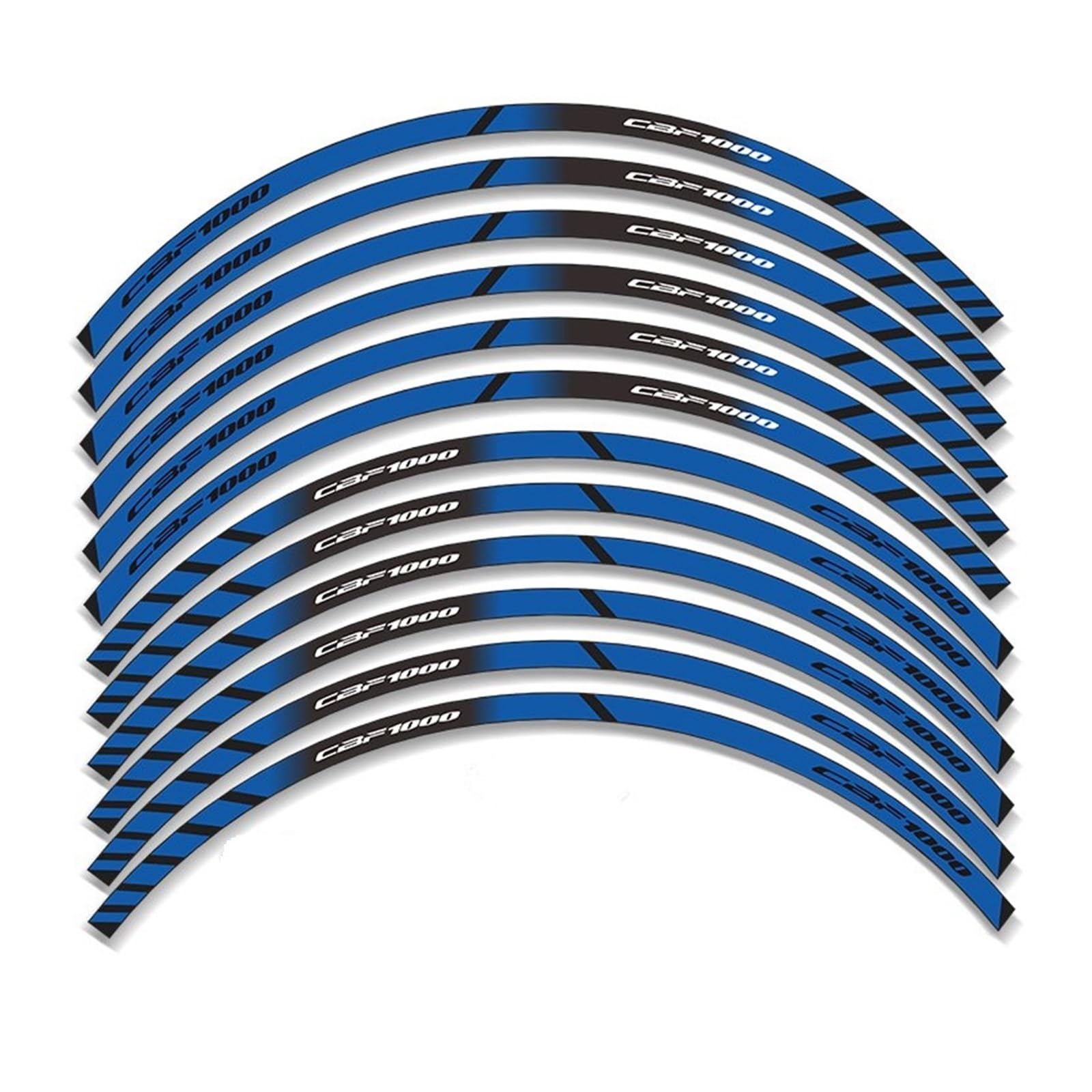 Motorcycle Sticker Reflective Stickers for CBF1000 for CBF 1000 Reflective Wheel Stickers(5)
