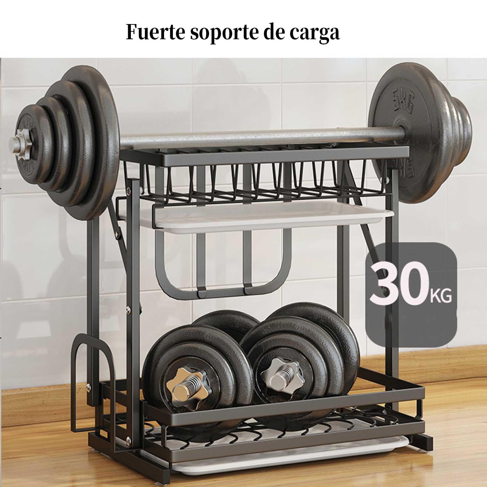 Scolapiatti Scolapiatti Scolapiatti Scolapiatti sopralavello Scolapiatti con vaschetta raccogligocce 2 Ripiani Metallo con portaposate Acciaio Inox Scolapiatti Pieghevole (Nero 35x