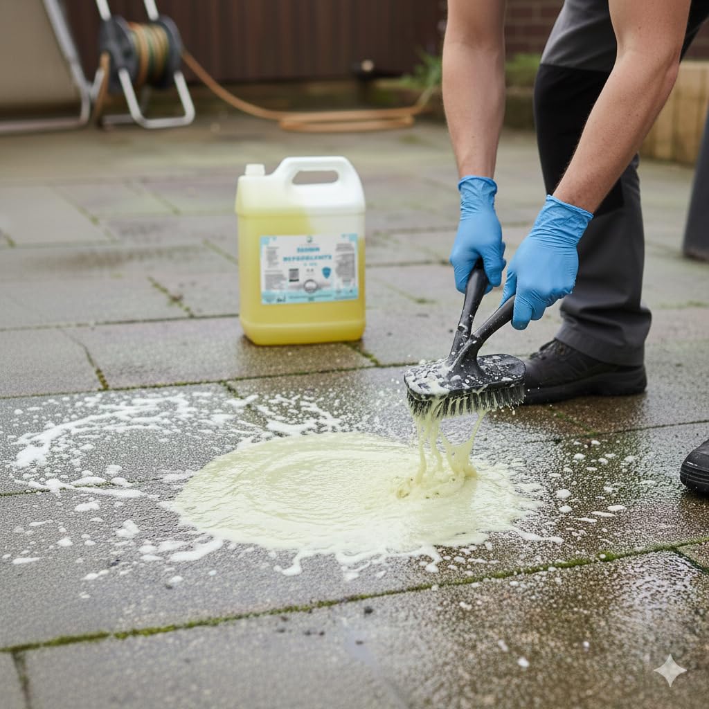 Sodium Hypochlorite Sodium Hypochlorite 10L (2X5L) - High Strength (14-15%) Brick, Driveway & Patio Cleaner - | Bleaching Agent | Odour Removal | Black Spot Removal & More — view 2