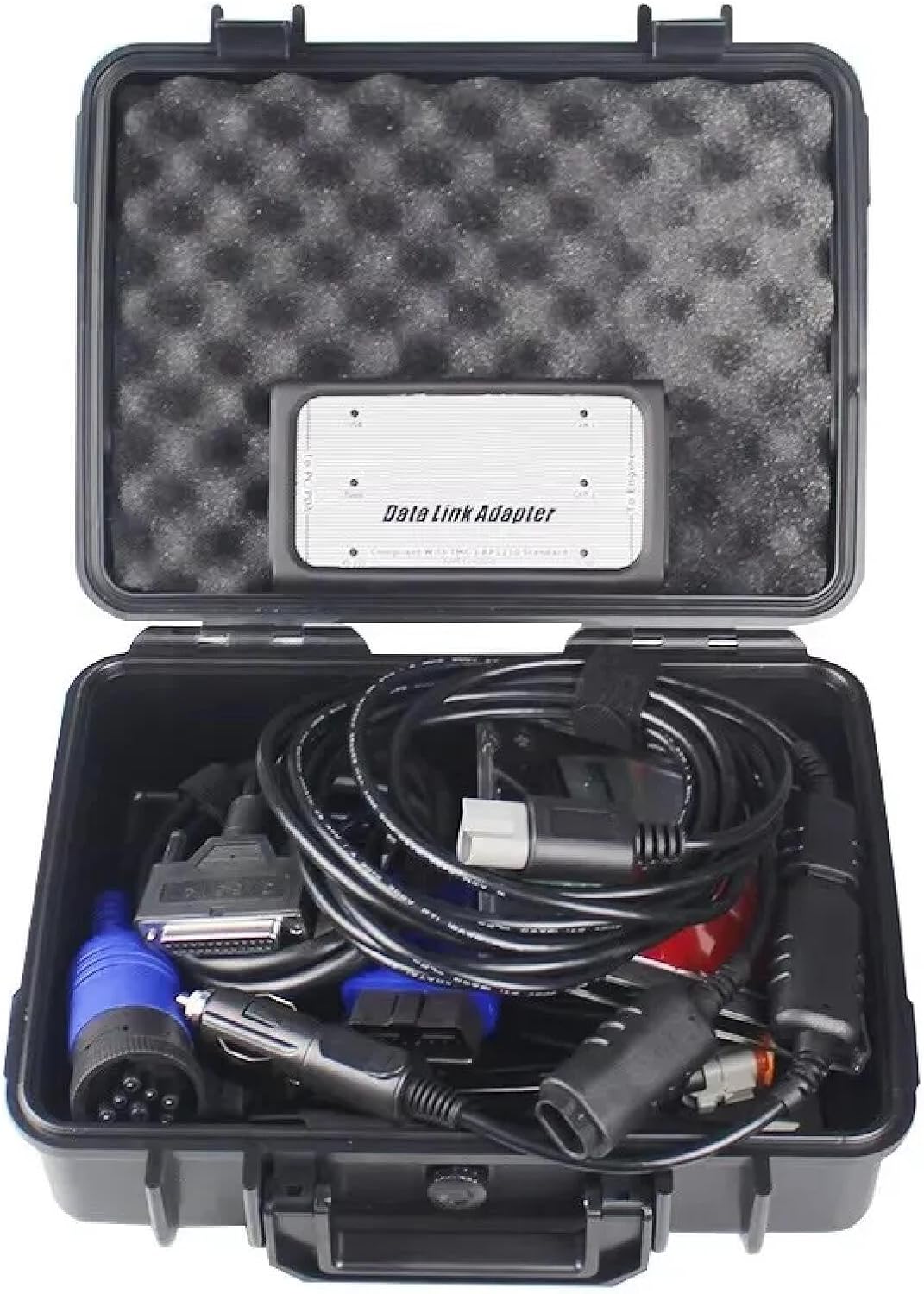 MSparts INLINE6 Heavy Duty Truck Diagnostic Tool V8.7 V7.62 Data Link Adapter Fit for Cummins Inline 6 Complete Heavy Duty Vehicle Diagnostics Scanner Tool