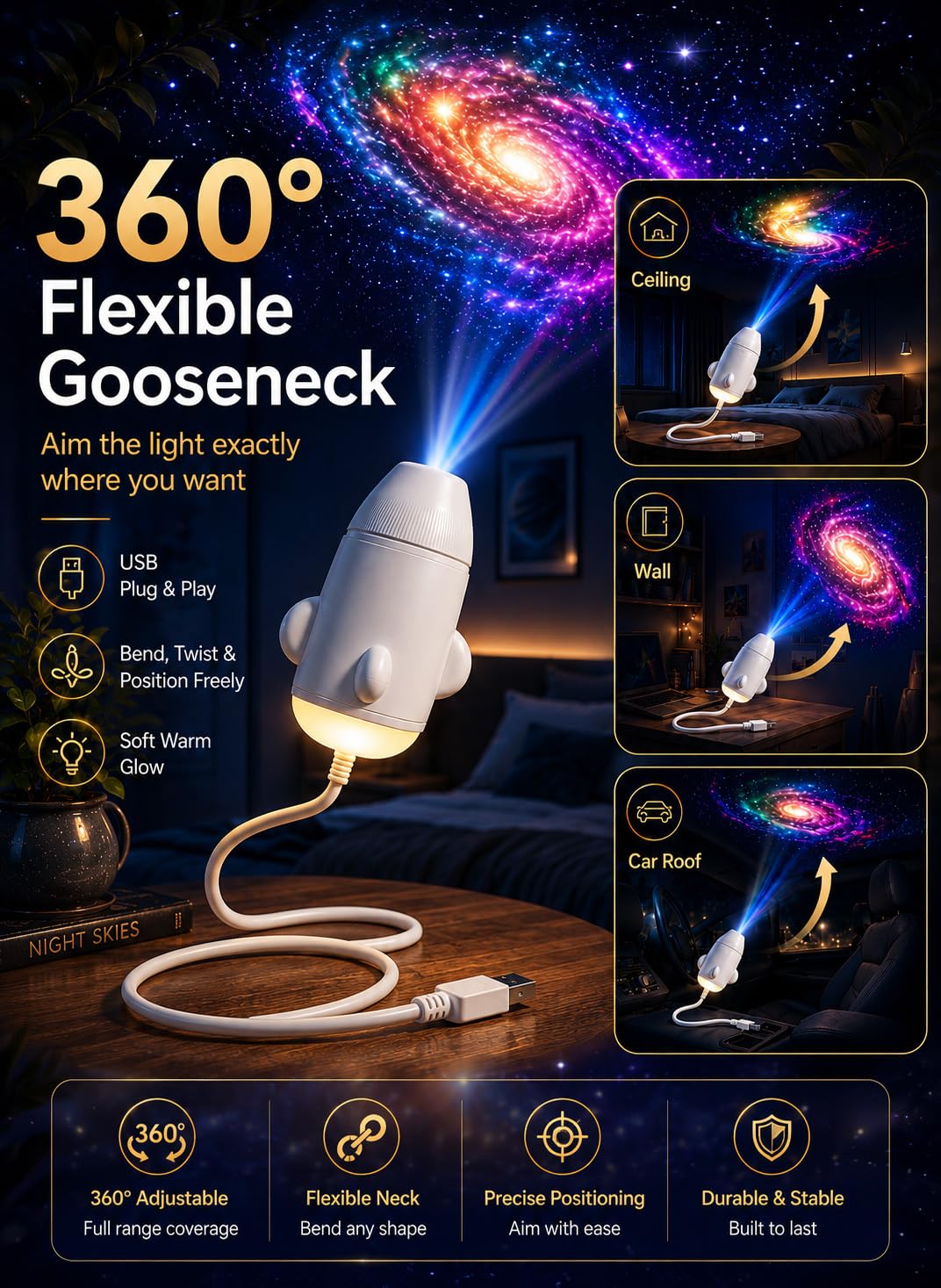 Amazon.co.jp: プラネタリウムプロジェクター Pro 2025、Galaxy