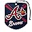 FANMATS 61542 MLB Atlanta Braves Hanging Car Air Freshener, 2 Pack, Black Ice Scent, Odor Eliminator, Shield Design with Team Logo