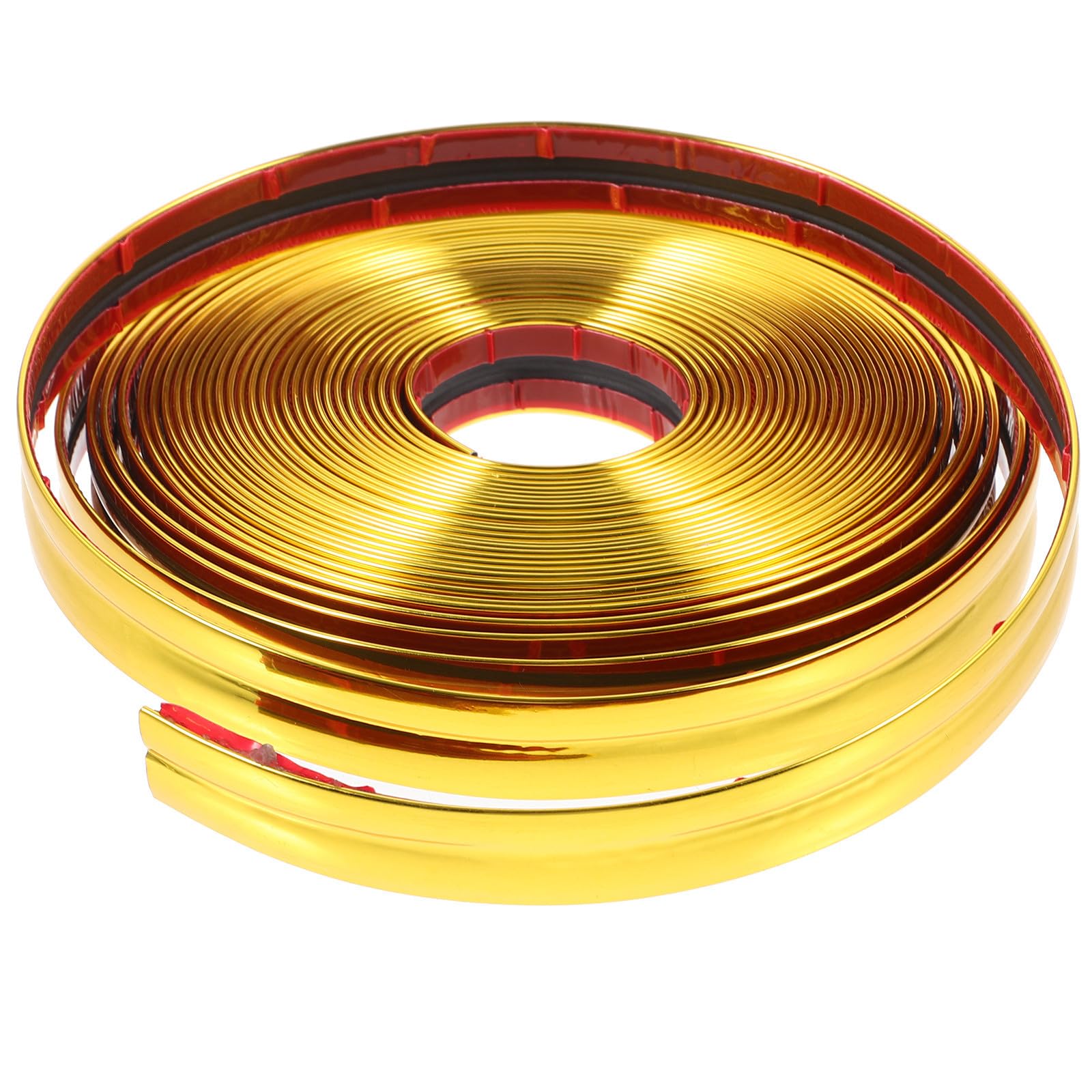Moldura de pared de PVC premium flexible autoadhesiva color dorado de alta resistencia al desgaste