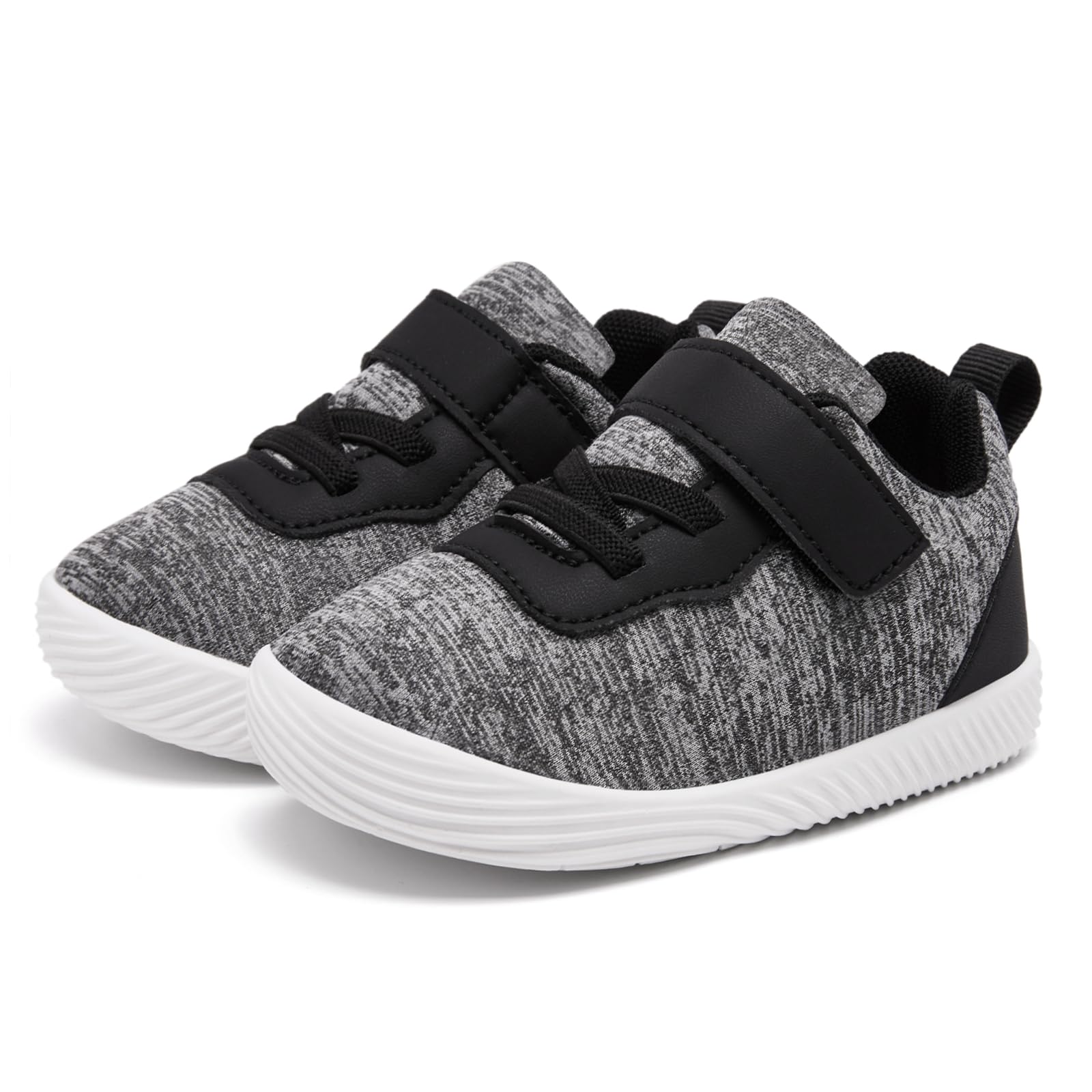 MORENDL Toddler Sneakers Baby Boys &amp; Girls Barefoot Shoes Lightweight Breathable Walking Running Tennis Athletic Sport Shoes