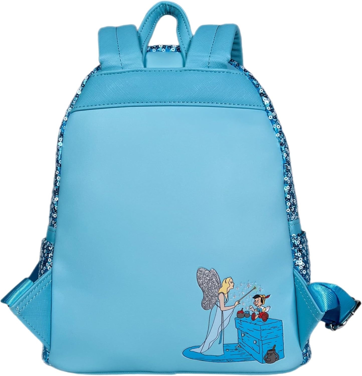 Loungefly Pinocchio's Blue Fairy Sequin Mini Backpack