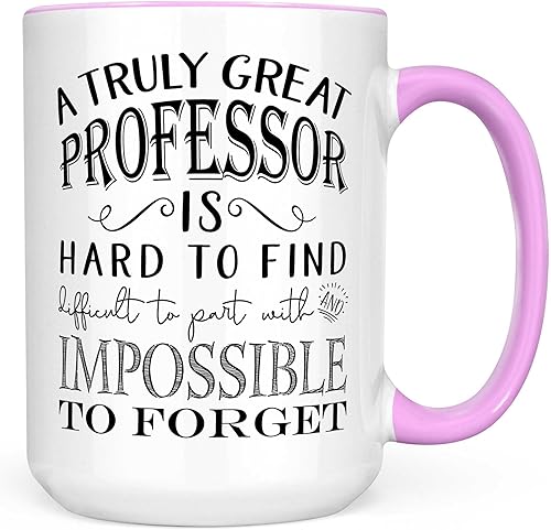 Miniatura 8 de Sweet & Salty Regalos de agradecimiento para profesores universitarios  A Truly Great Professor is Hard to Find Taza de café, el mejor regalo de
