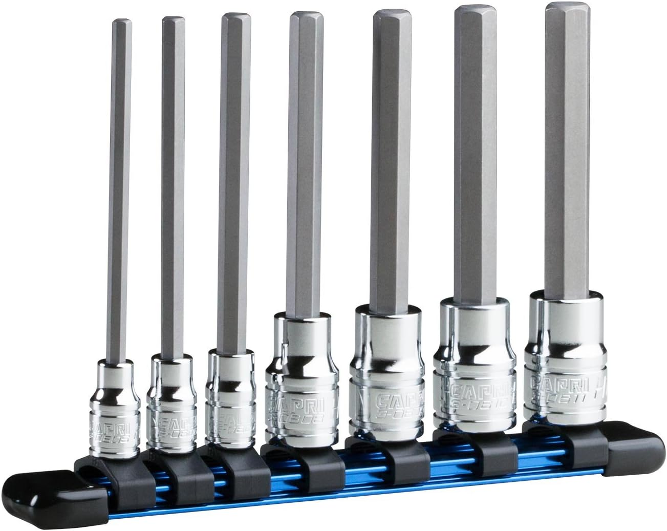 Long Hex Bit Socket Set Metric