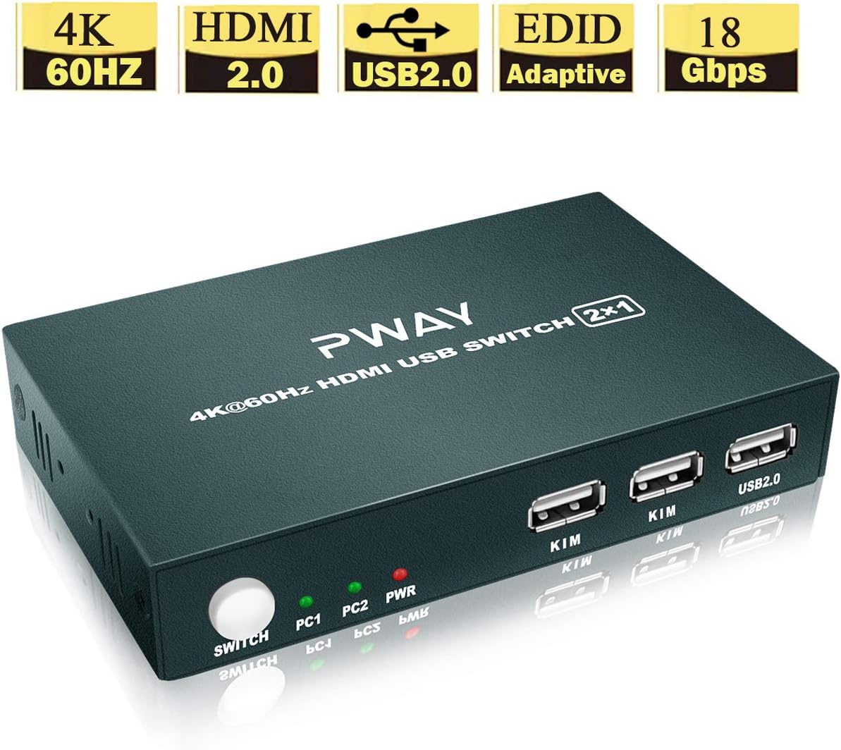 Interruttori a 4 porte kvm