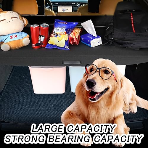 Miniatura 5 de Sze Funda de carga para Jeep Cherokee 2019-2023, retráctil para maletero, color negro, protección de seguridad para equipaje, accesorios impermeables