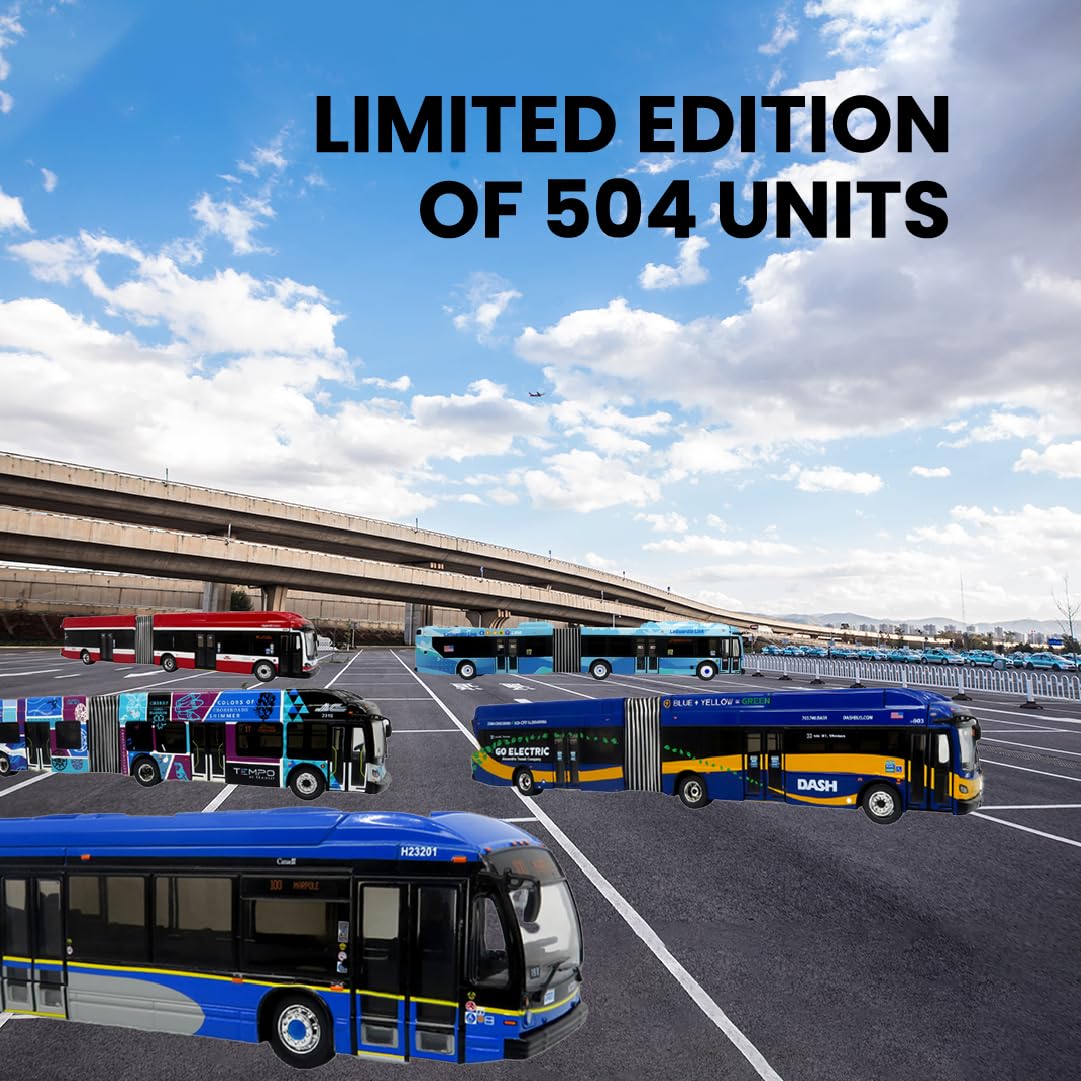 Amazon.com: Iconic Replicas NFI Xcelsior XN60 Articulated Transit